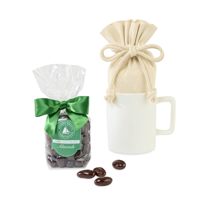 Harbor Sweets Chocolate Covered Almonds Mug Stuffer - Etchified - Gourmet Expressions - 102377-102377-107