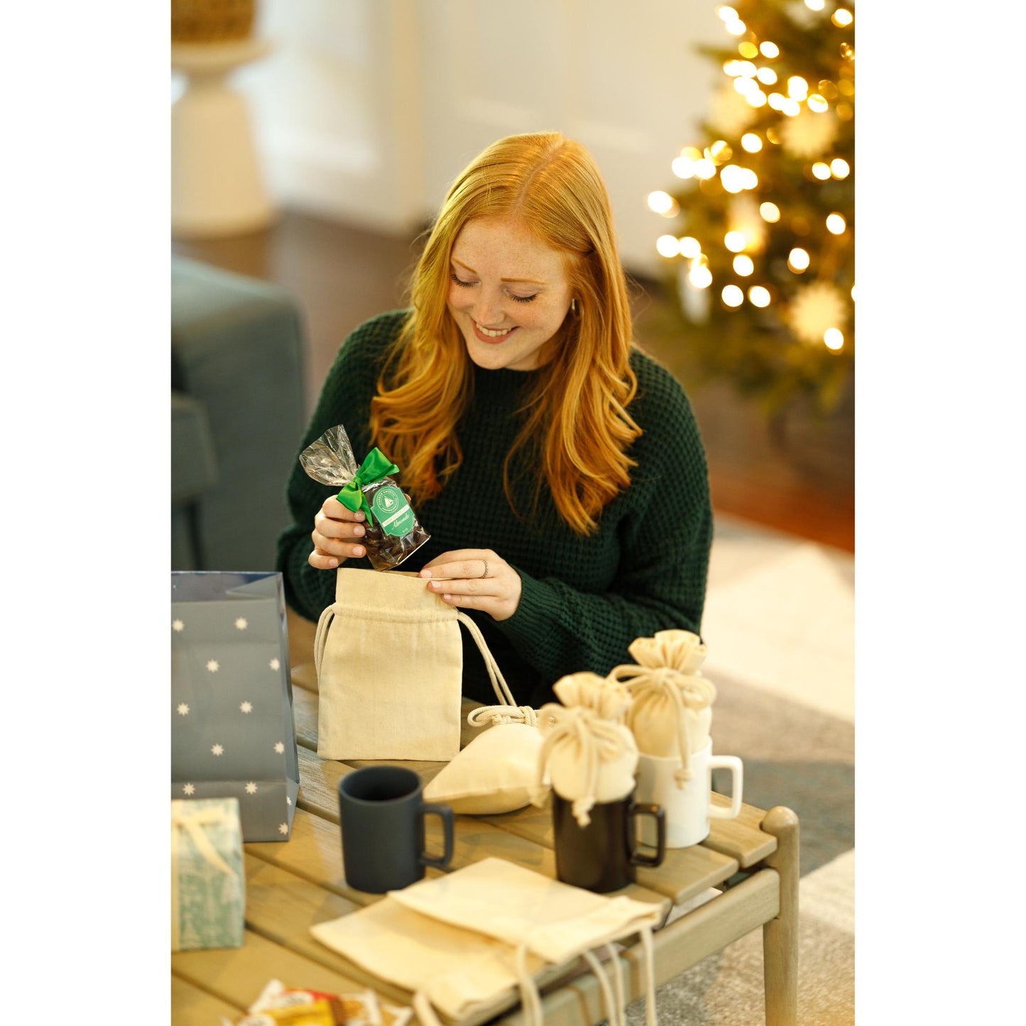 Harbor Sweets Chocolate Covered Almonds Mug Stuffer - Etchified - Gourmet Expressions - 102377-102377-415