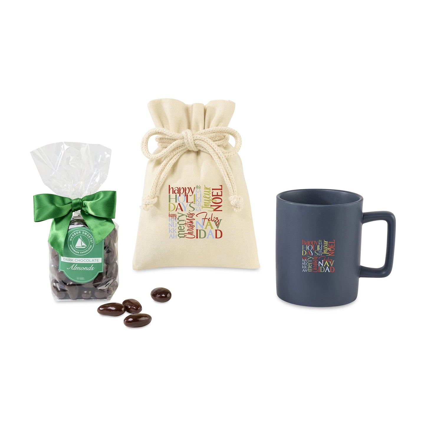 Harbor Sweets Chocolate Covered Almonds Mug Stuffer - Etchified - Gourmet Expressions - 102377-102377-415
