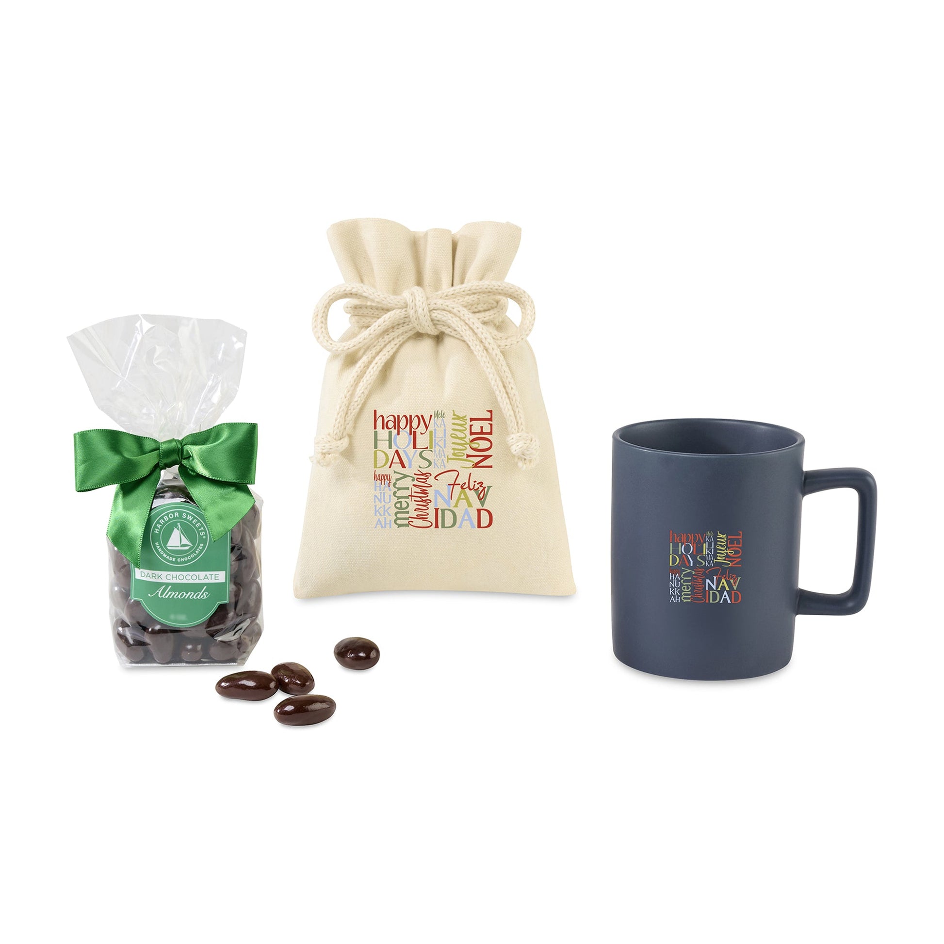 Harbor Sweets Chocolate Covered Almonds Mug Stuffer - Etchified - Gourmet Expressions - 102377-102377-415