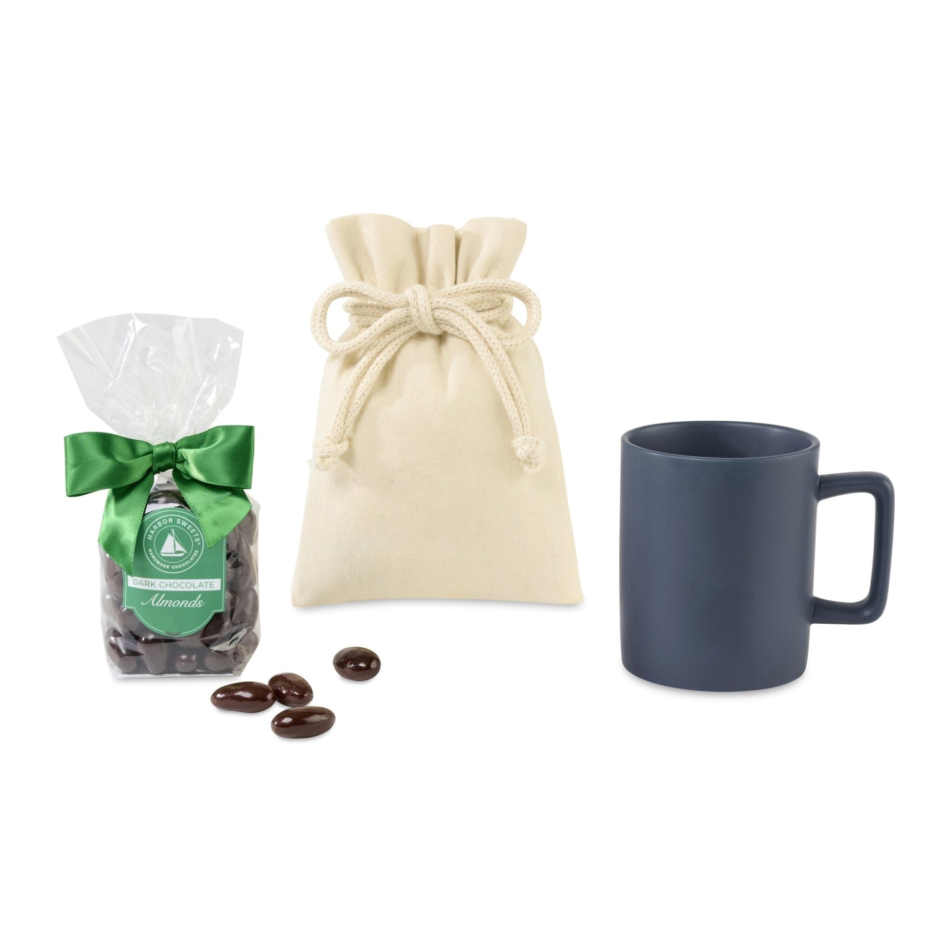 Harbor Sweets Chocolate Covered Almonds Mug Stuffer - Etchified - Gourmet Expressions - 102377-102377-415