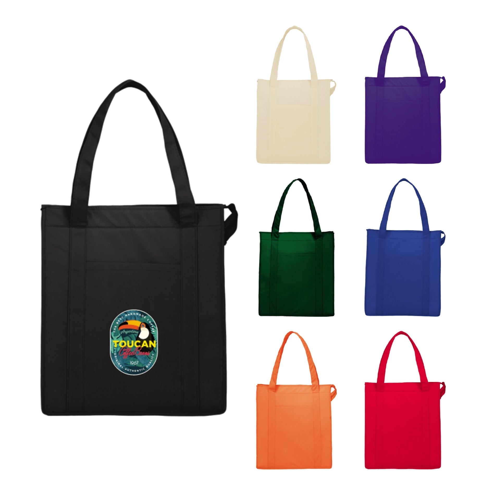 Hercules Insulated Grocery Tote - Etchified - Etchified - SM-7431BK