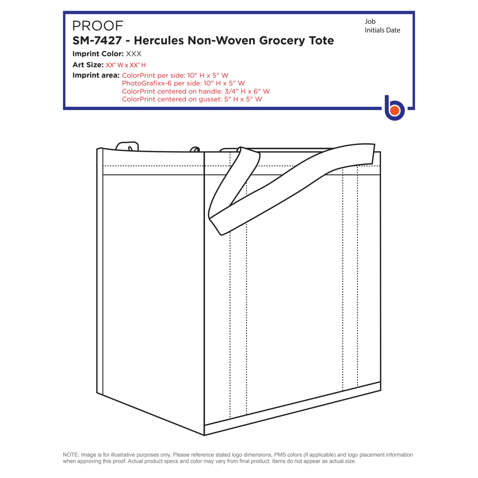 Hercules Non - Woven Grocery Tote - Etchified - Etchified - SM-7427BK
