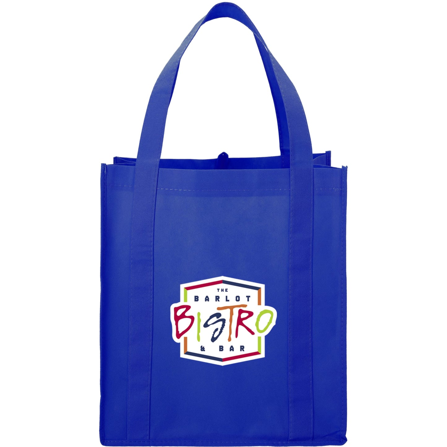 Hercules Non - Woven Grocery Tote - Etchified - Etchified - SM-7427BL