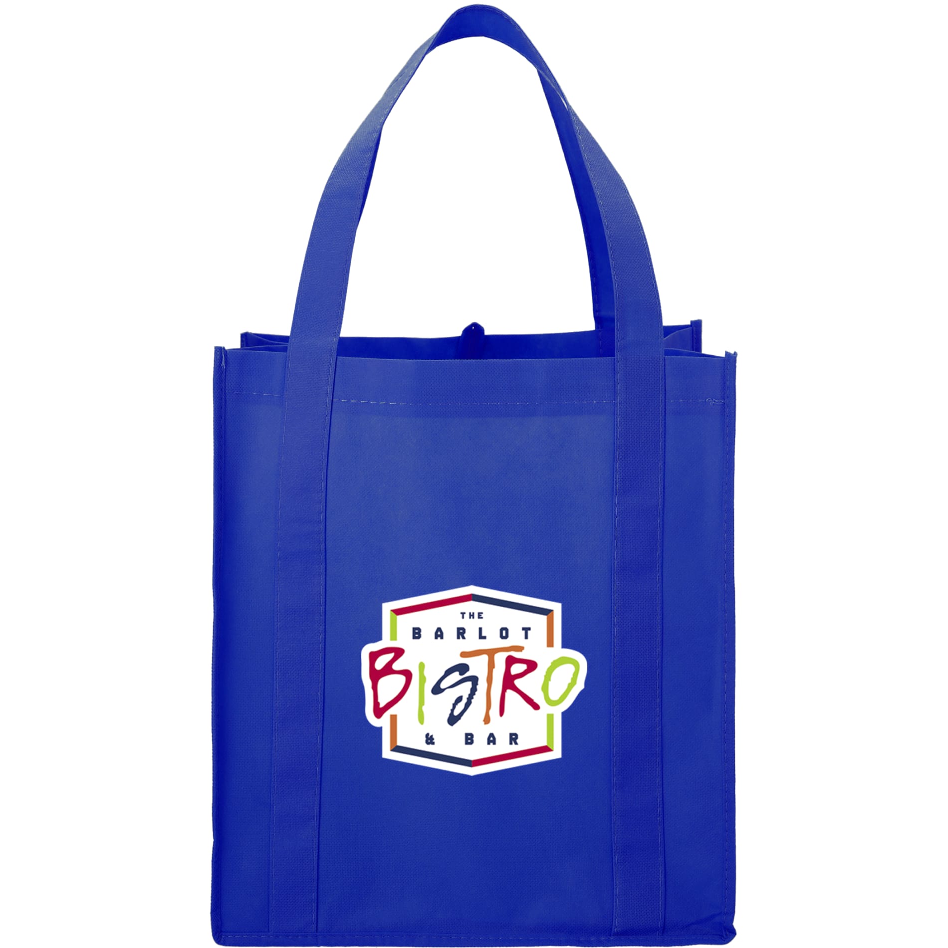 Hercules Non - Woven Grocery Tote - Etchified - Etchified - SM-7427BL