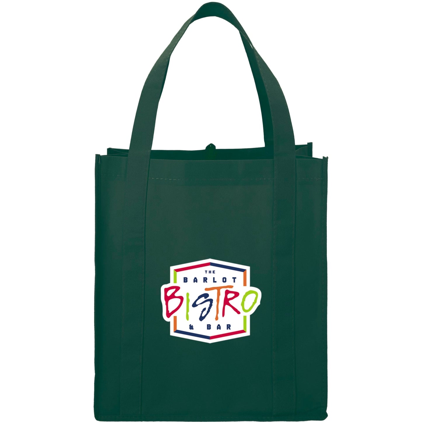 Hercules Non - Woven Grocery Tote - Etchified - Etchified - SM-7427BL