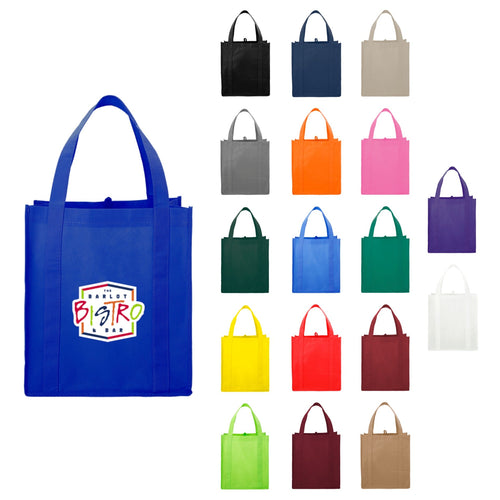 Hercules Non - Woven Grocery Tote - Etchified - Etchified - SM-7427BL