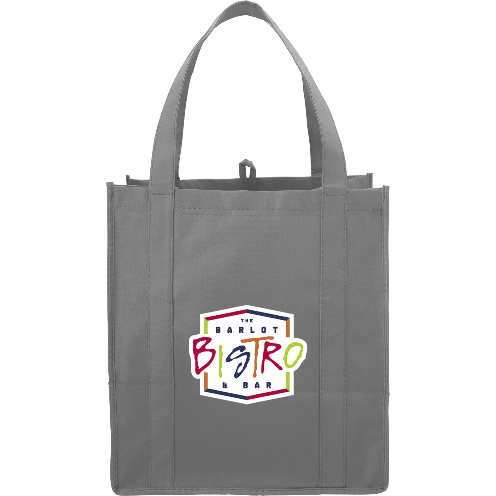 Hercules Non - Woven Grocery Tote - Etchified - Etchified - SM-7427GY