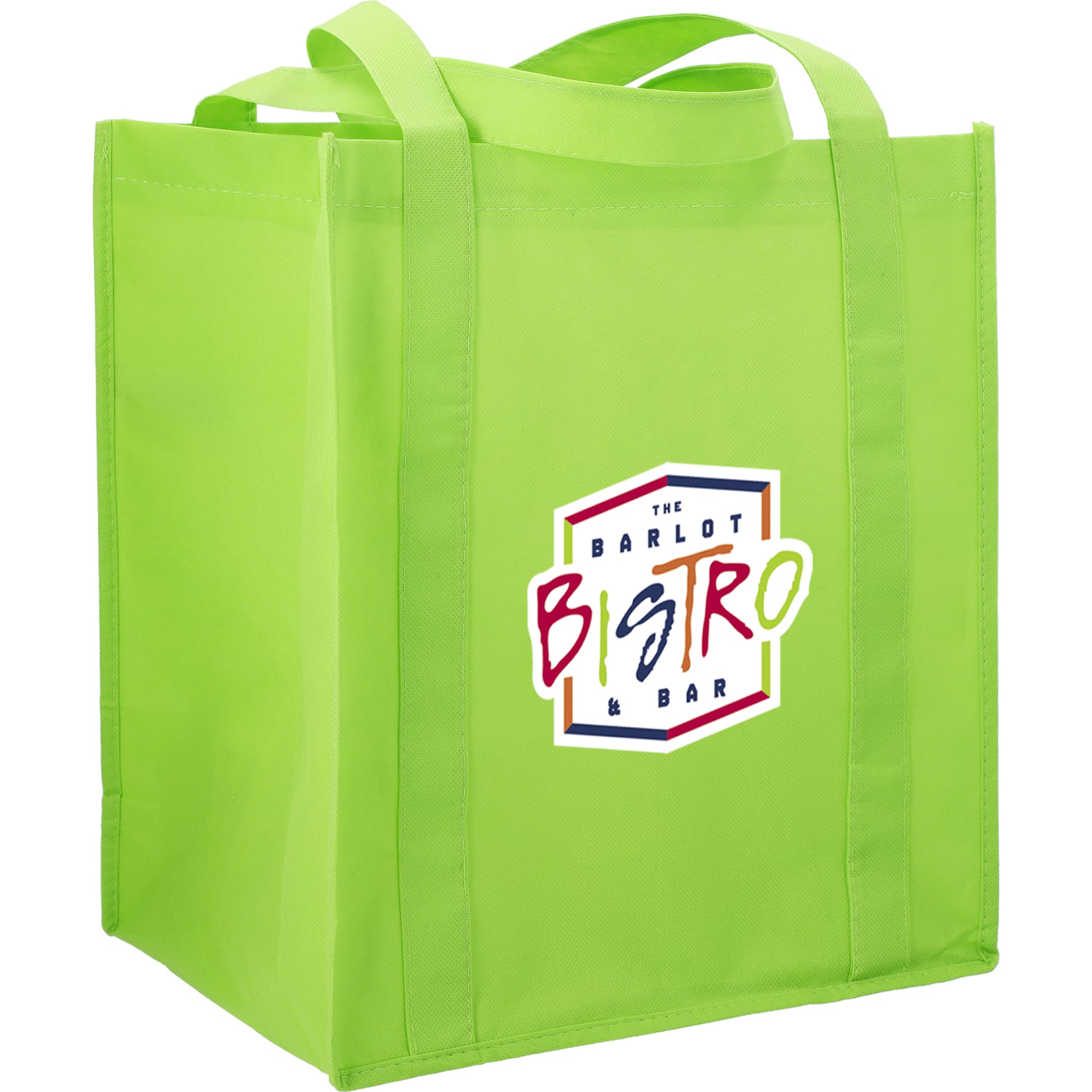 Hercules Non - Woven Grocery Tote - Etchified - Etchified - SM-7427WH