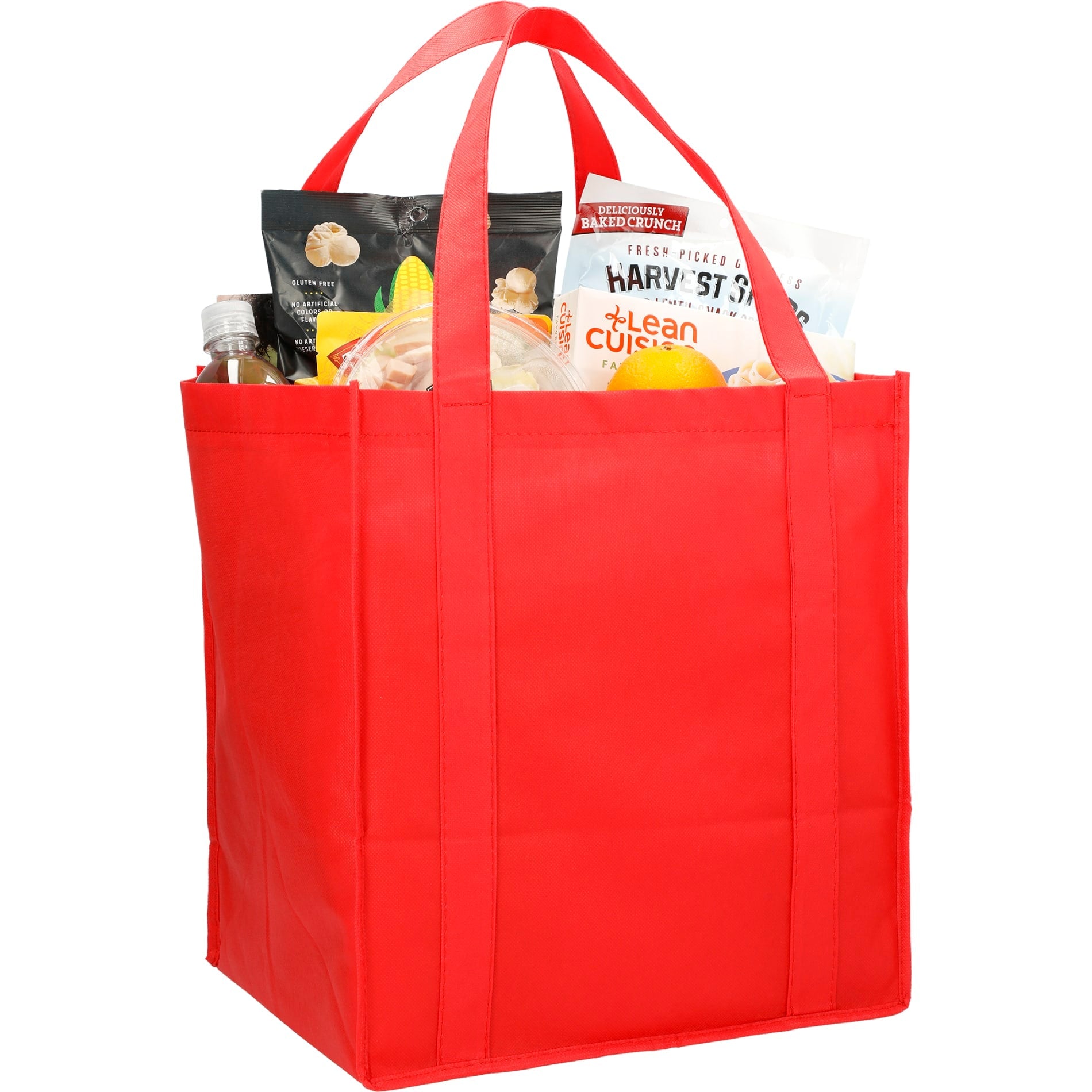 Hercules Non - Woven Grocery Tote - Etchified - Etchified - SM-7427WH