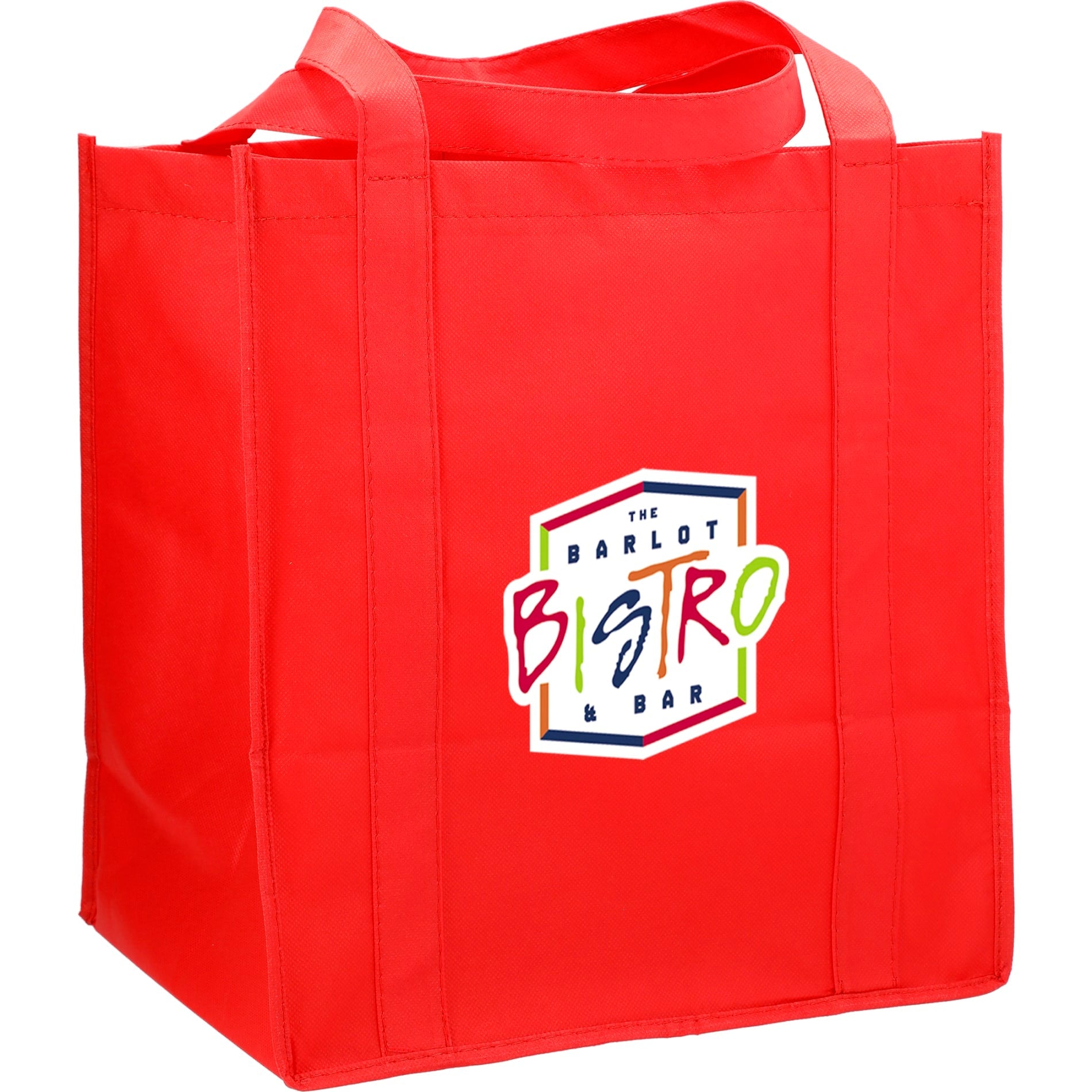 Hercules Non - Woven Grocery Tote - Etchified - Etchified - SM-7427WH