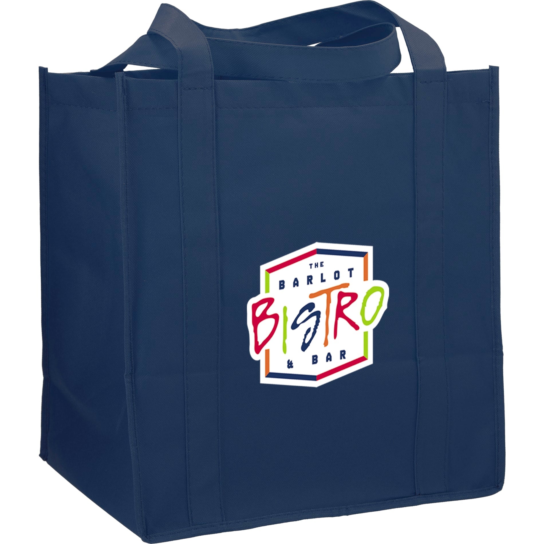 Hercules Non - Woven Grocery Tote - Etchified - Etchified - SM-7427WH