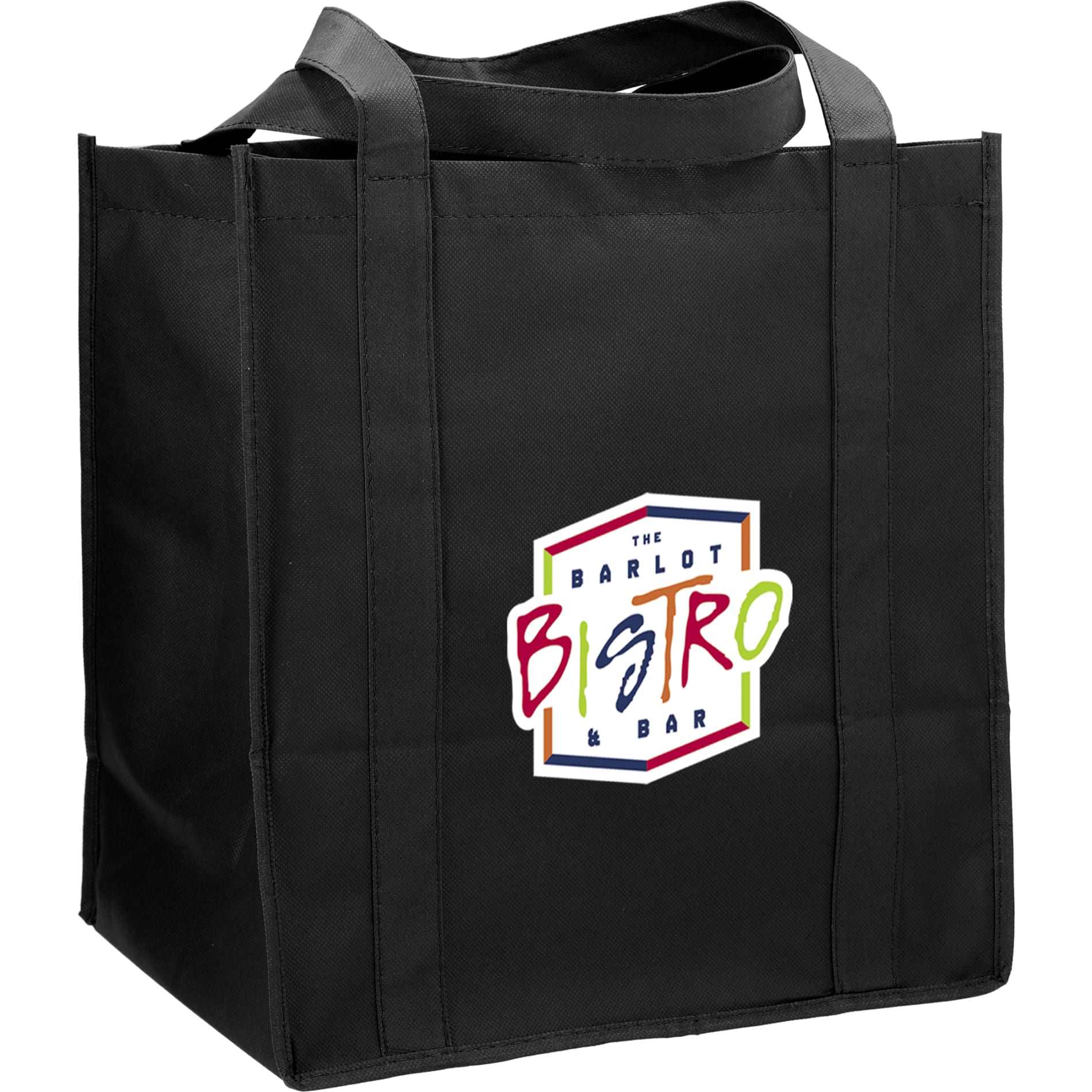 Hercules Non - Woven Grocery Tote - Etchified - Etchified - SM-7427WH