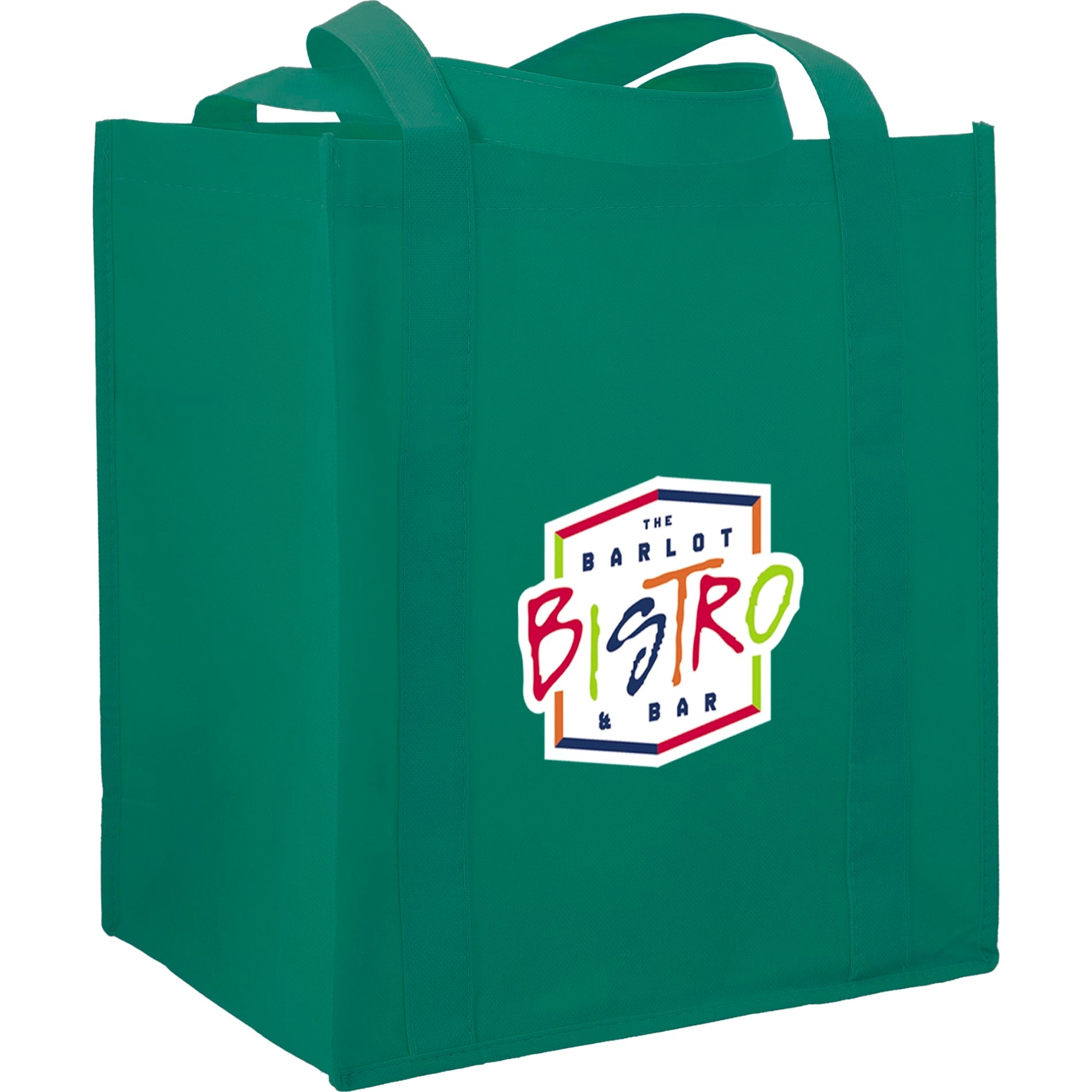 Hercules Non - Woven Grocery Tote - Etchified - Etchified - SM-7427WH