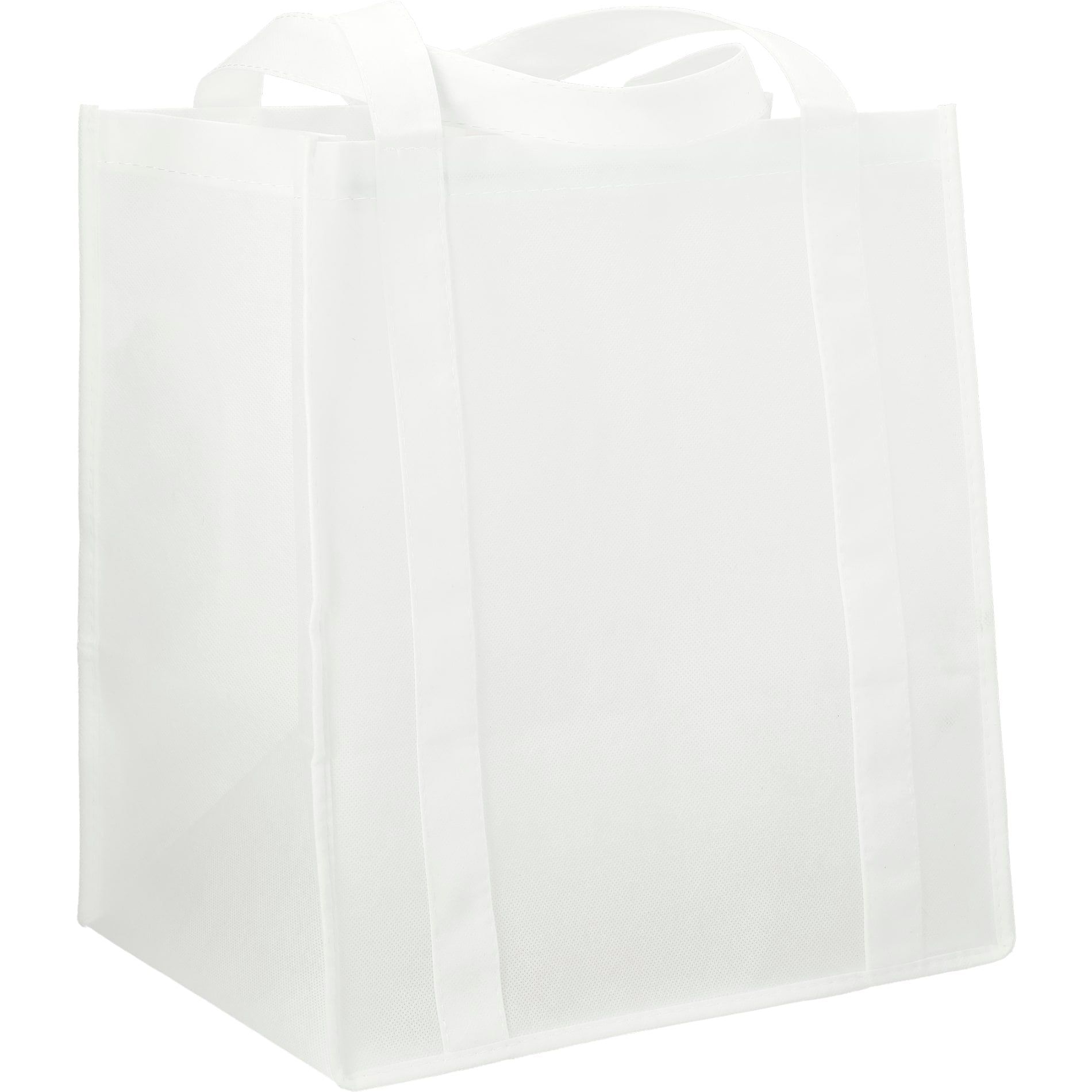 Hercules Non - Woven Grocery Tote - Etchified - Etchified - SM-7427WH