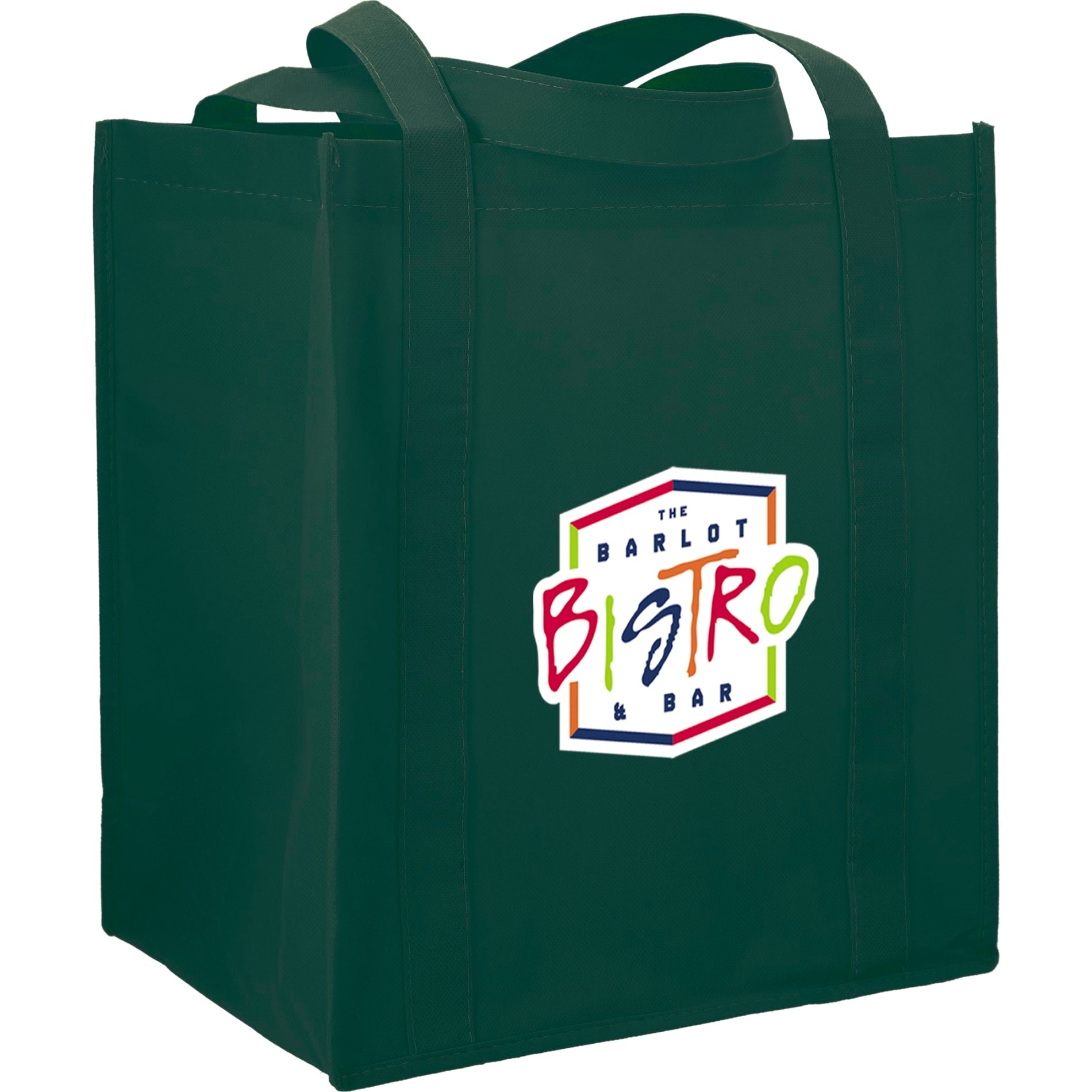 Hercules Non - Woven Grocery Tote - Etchified - Etchified - SM-7427WH