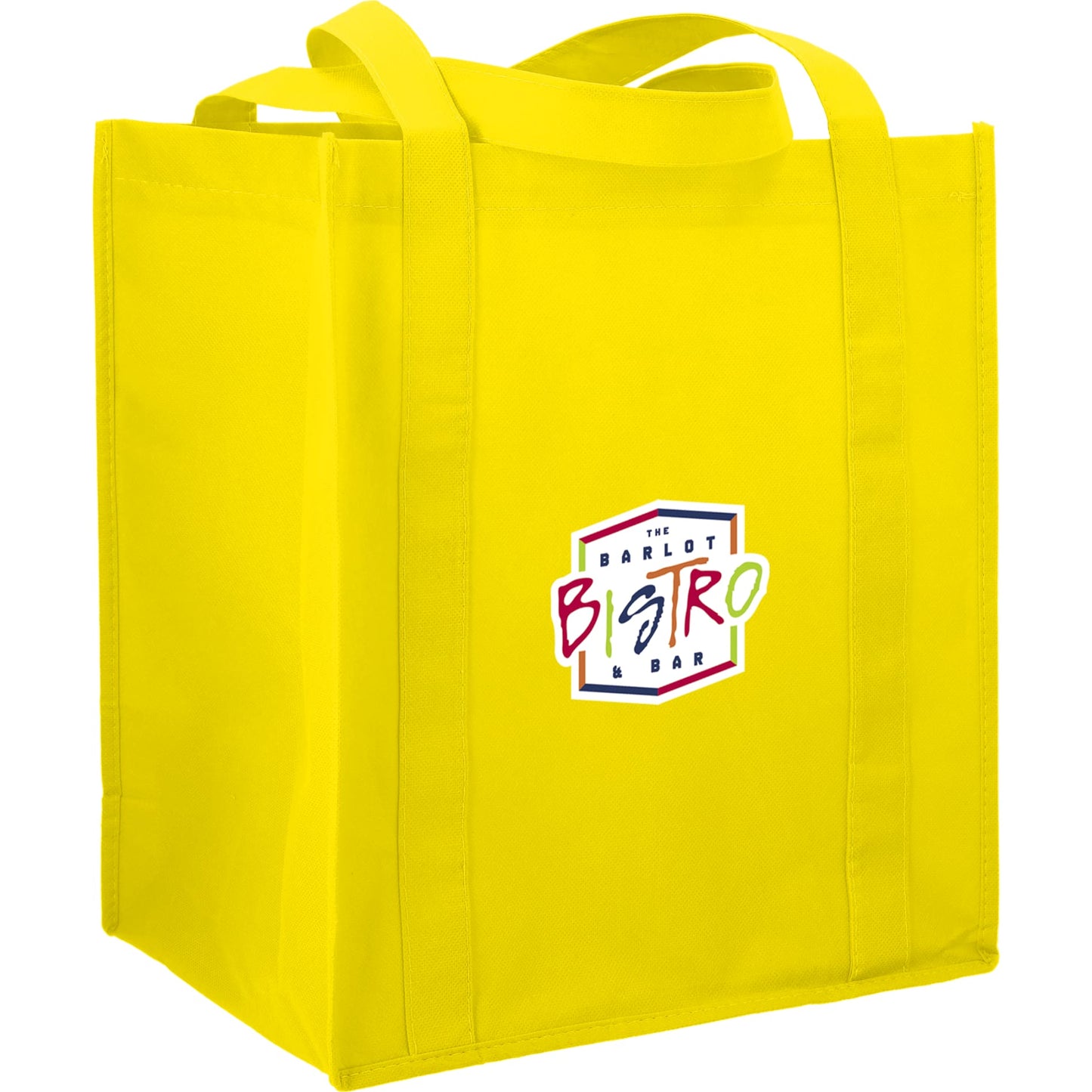 Hercules Non - Woven Grocery Tote - Etchified - Etchified - SM-7427WH