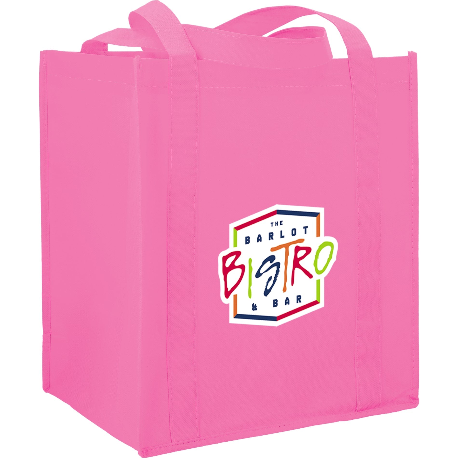 Hercules Non - Woven Grocery Tote - Etchified - Etchified - SM-7427WH