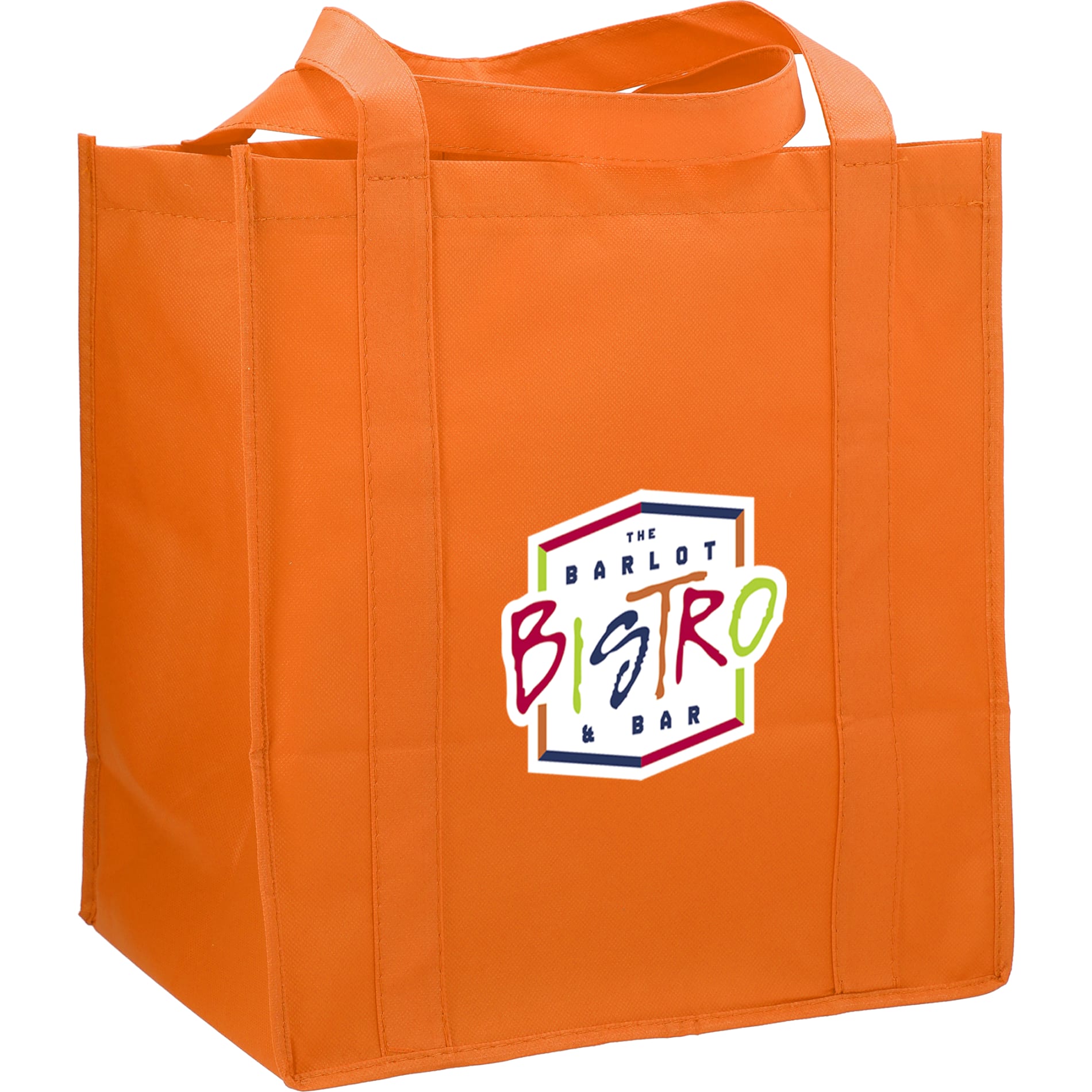 Hercules Non - Woven Grocery Tote - Etchified - Etchified - SM-7427WH