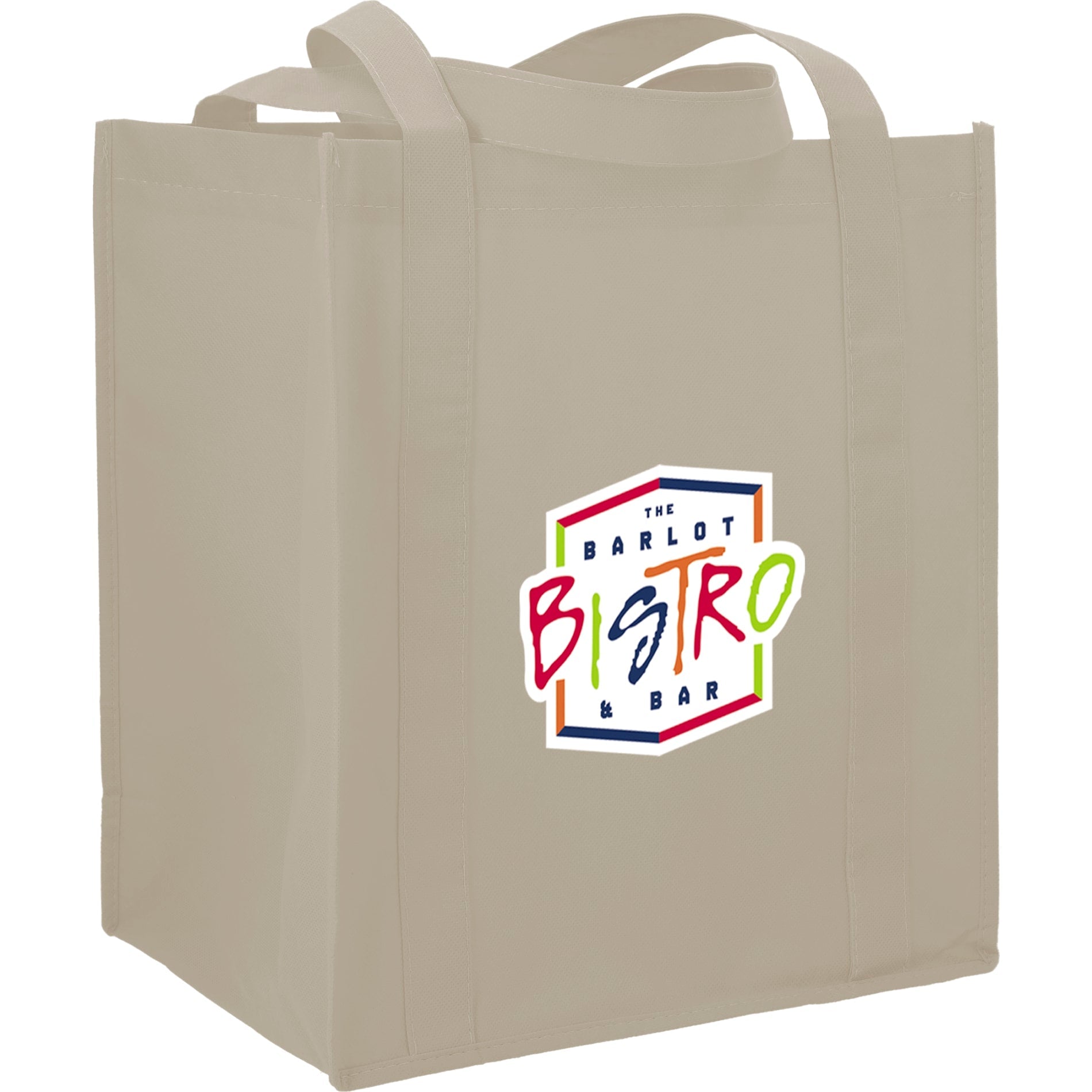 Hercules Non - Woven Grocery Tote - Etchified - Etchified - SM-7427WH