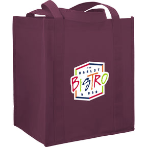 Hercules Non - Woven Grocery Tote - Etchified - Etchified - SM-7427WH