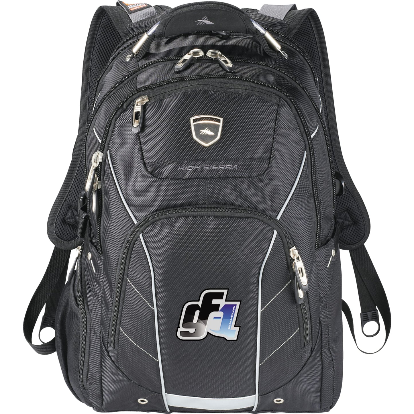 High Sierra Elite Fly - By 17" Computer Backpack - Etchified - Etchified - 8051-33BK