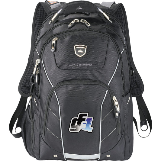 High Sierra Elite Fly - By 17" Computer Backpack - Etchified - Etchified - 8051-33BK
