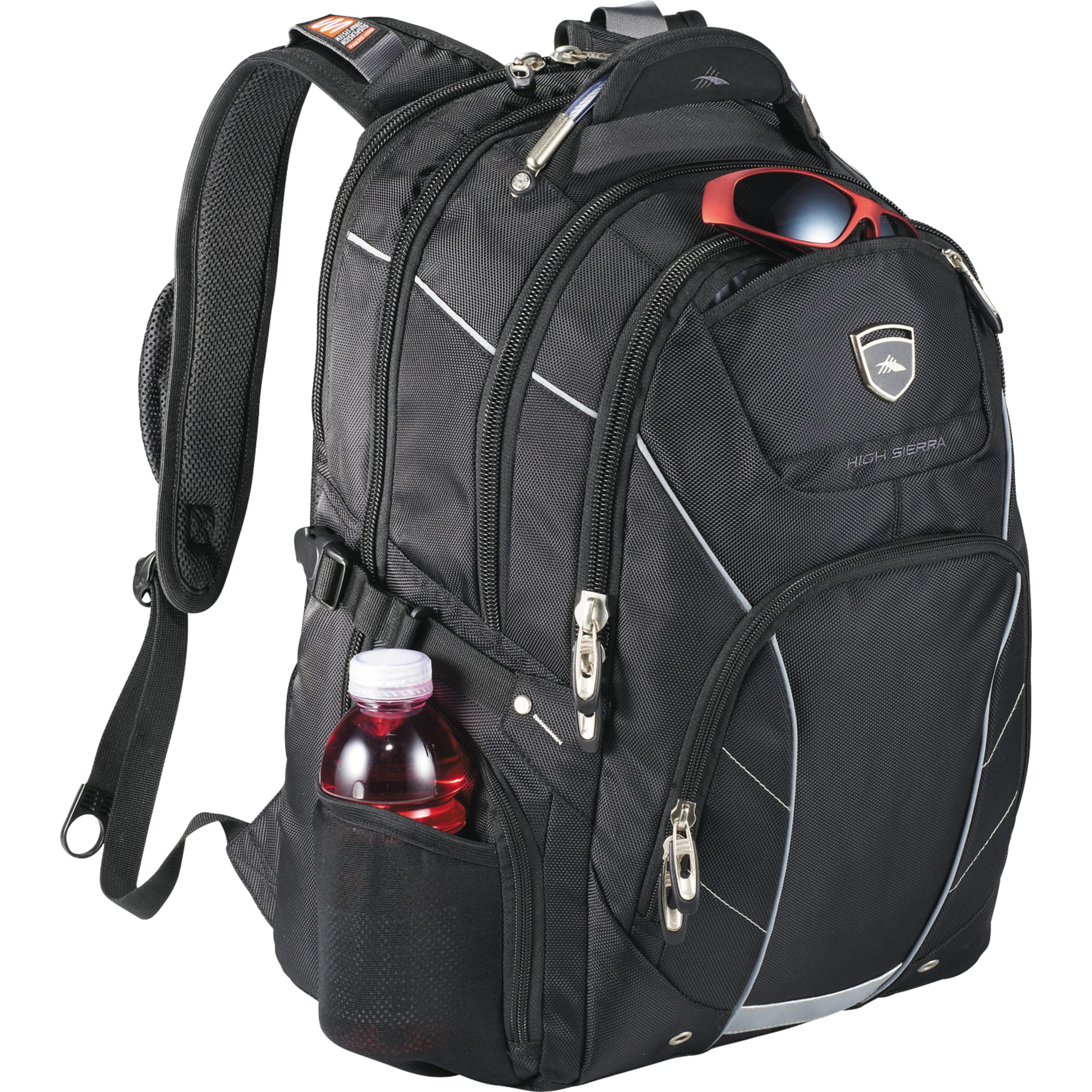 High Sierra Elite Fly - By 17" Computer Backpack - Etchified - Etchified - 8051-33BK