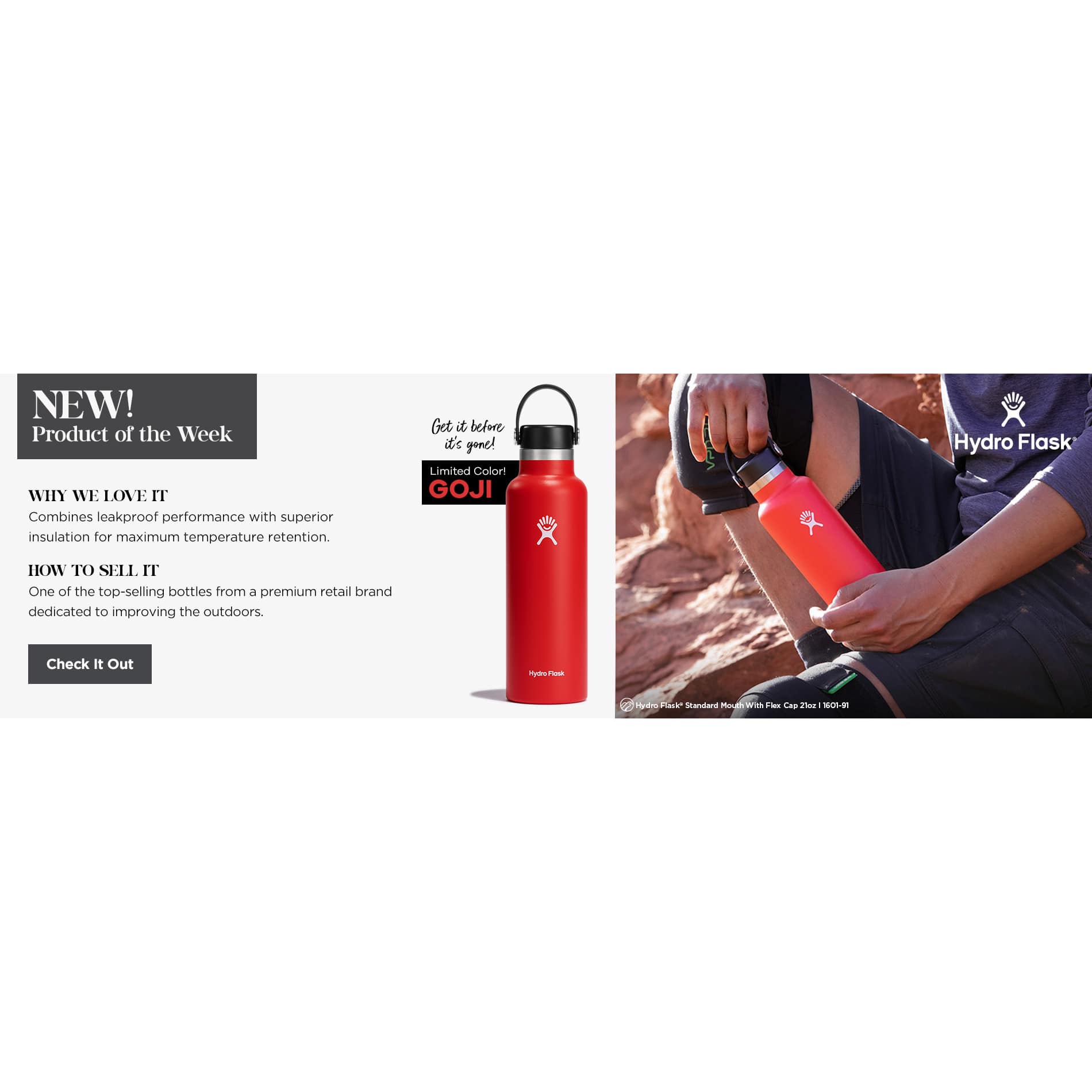Hydro Flask® Standard Mouth With Flex Cap 21oz - Etchified - Etchified - 1601-91BK