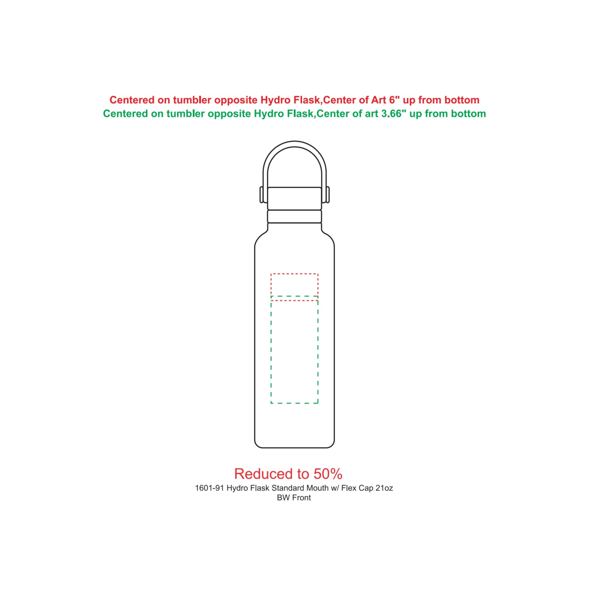 Hydro Flask® Standard Mouth With Flex Cap 21oz - Etchified - Etchified - 1601-91BK