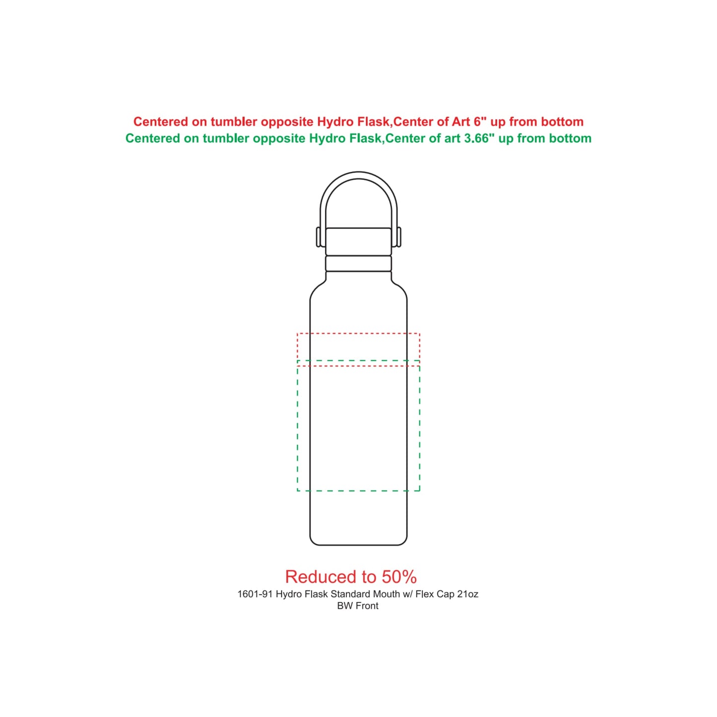 Hydro Flask® Standard Mouth With Flex Cap 21oz - Etchified - Etchified - 1601-91BK