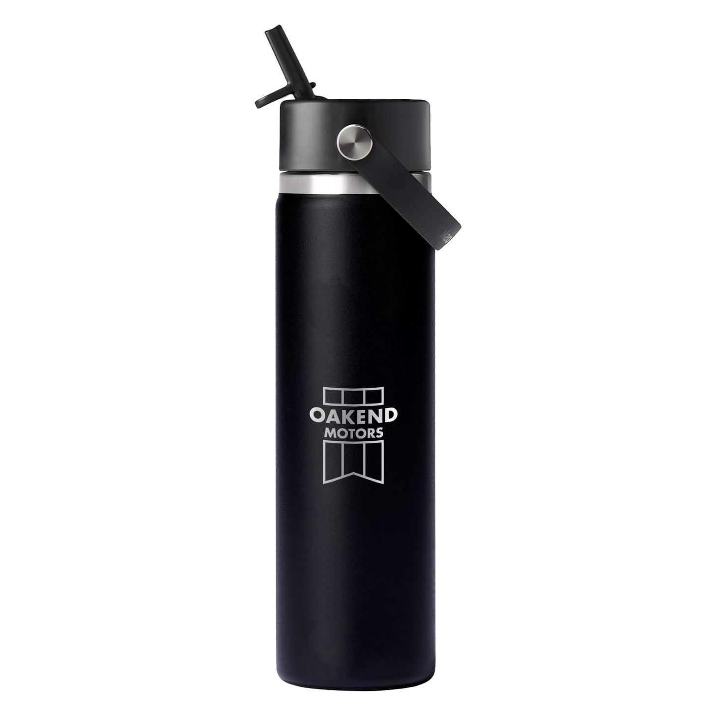 Hydro Flask® Wide Mouth w/ Flex Straw Cap 24oz - Etchified - Etchified - 1601-96WH