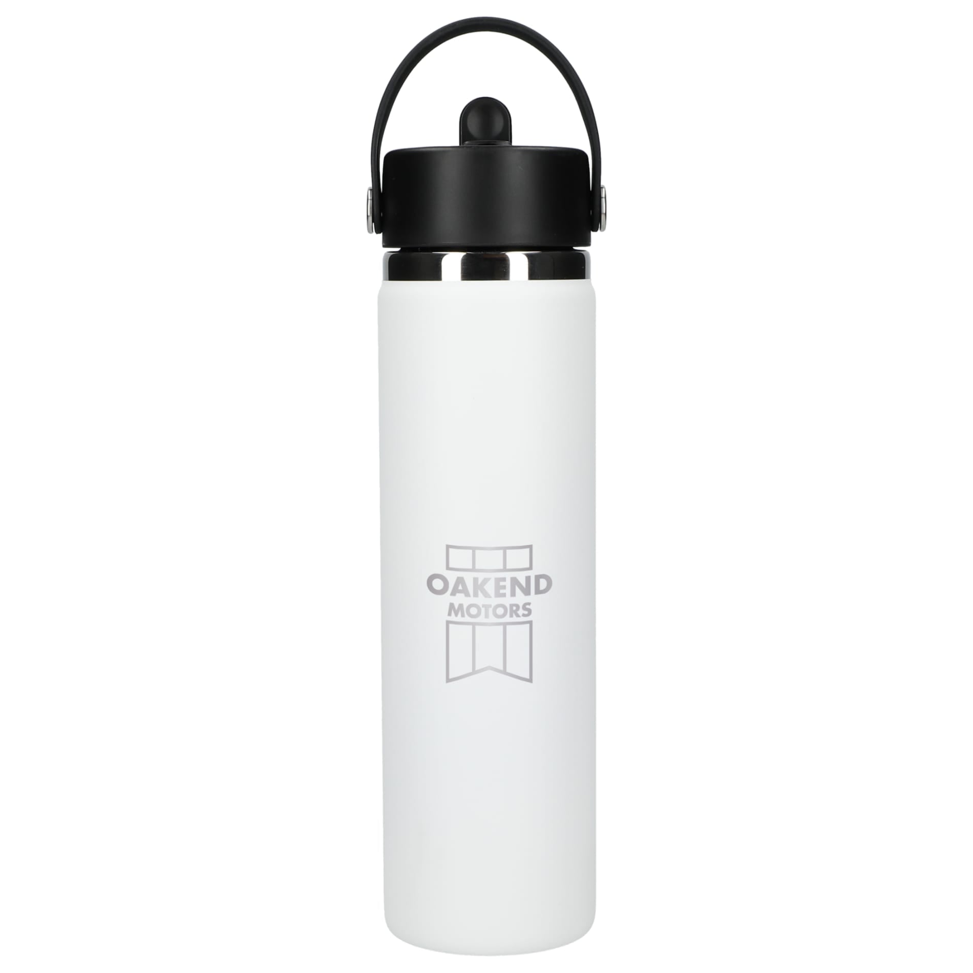 Hydro Flask® Wide Mouth w/ Flex Straw Cap 24oz - Etchified - Etchified - 1601-96WH