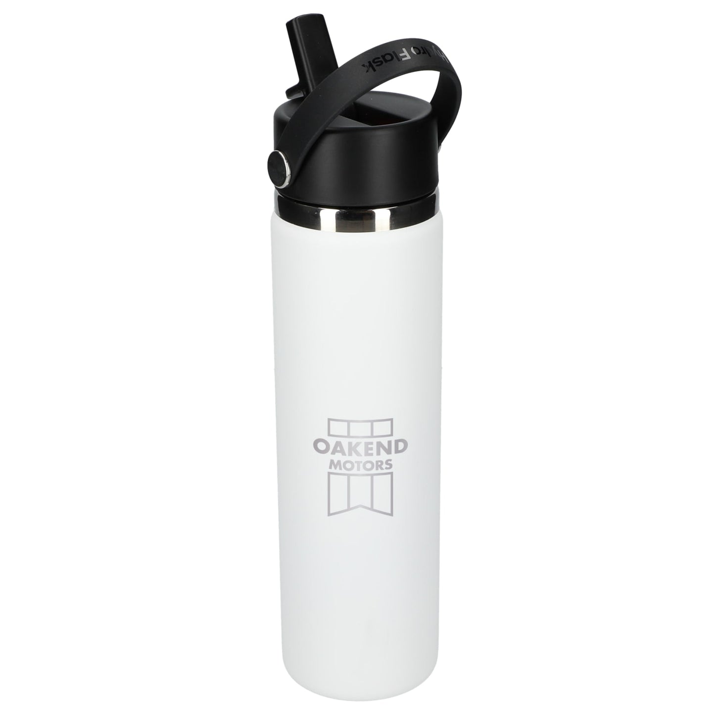 Hydro Flask® Wide Mouth w/ Flex Straw Cap 24oz - Etchified - Etchified - 1601-96WH