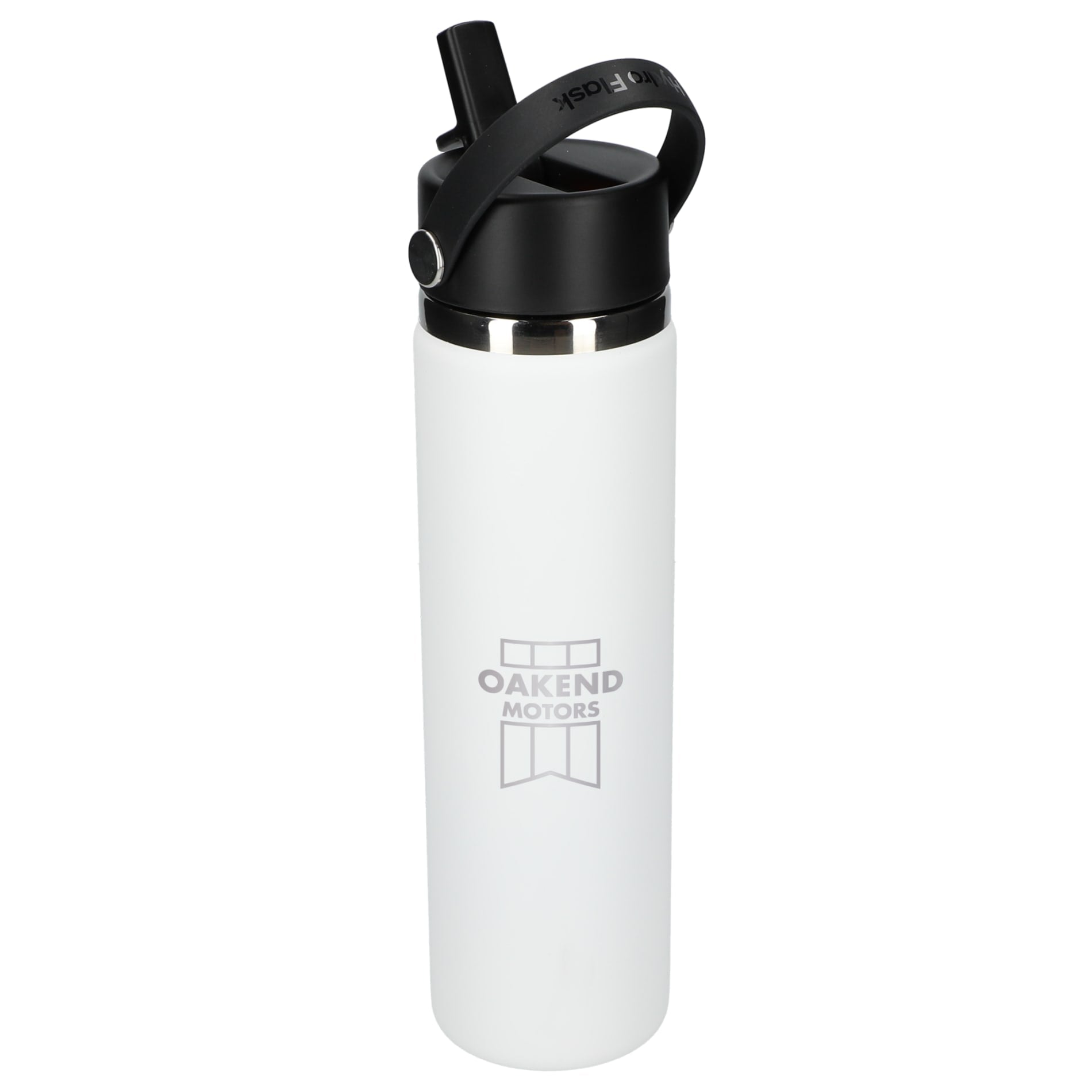Hydro Flask® Wide Mouth w/ Flex Straw Cap 24oz - Etchified - Etchified - 1601-96WH