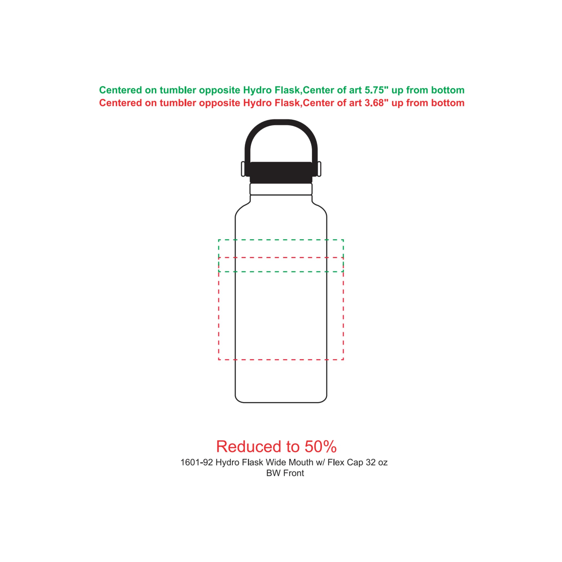 Hydro Flask® Wide Mouth With Flex Cap 32oz - Etchified - Etchified - 1601-92WH