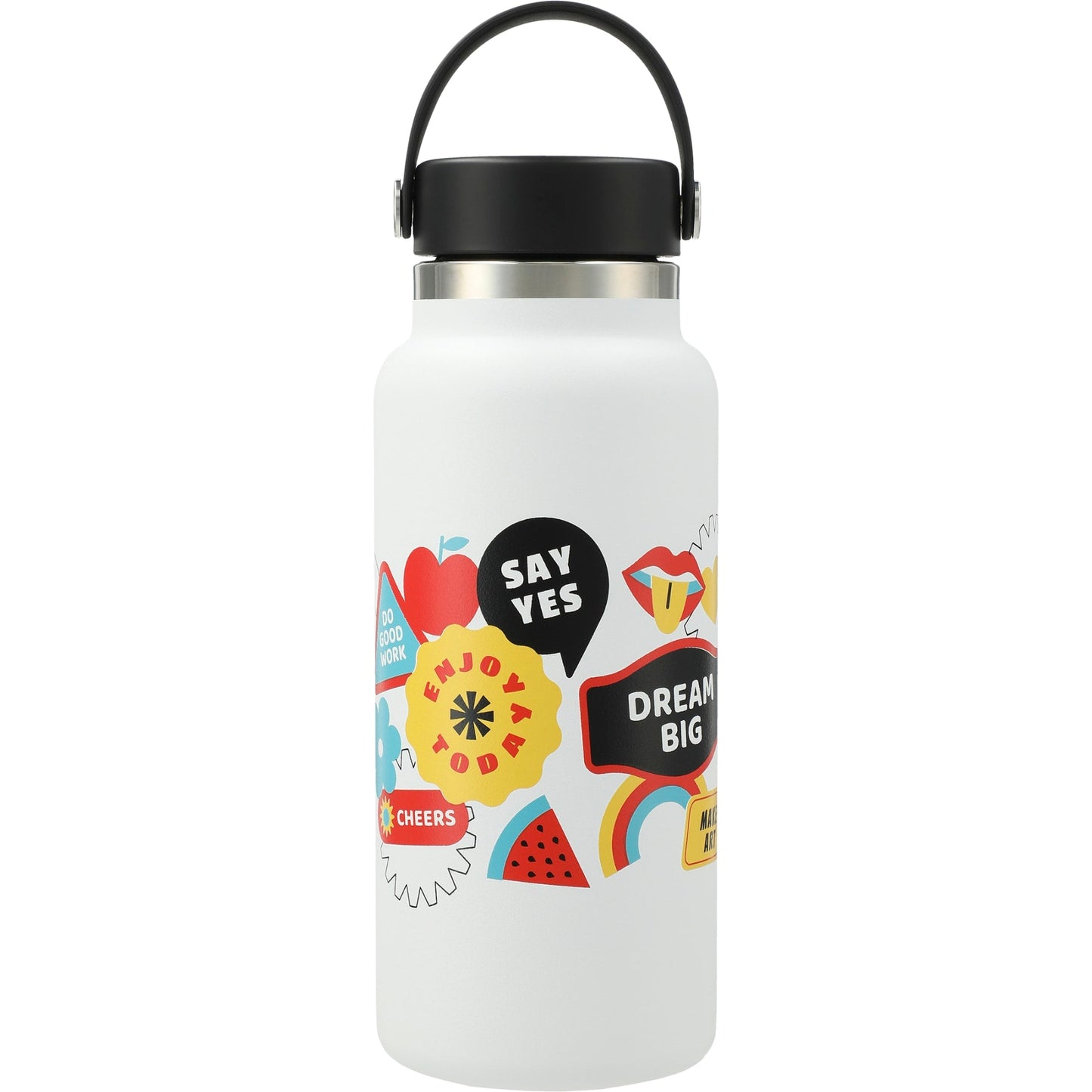 Hydro Flask® Wide Mouth With Flex Cap 32oz - Etchified - Etchified - 1601-92WH