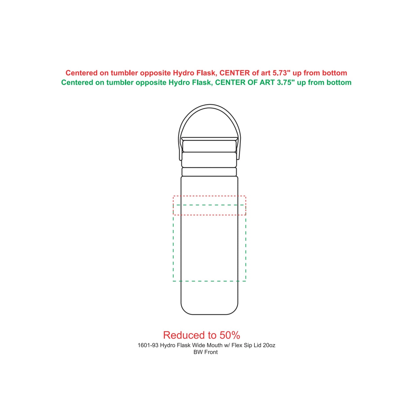 Hydro Flask® Wide Mouth With Flex Sip™ Lid 20oz - Etchified - Etchified - 1601-93CSD