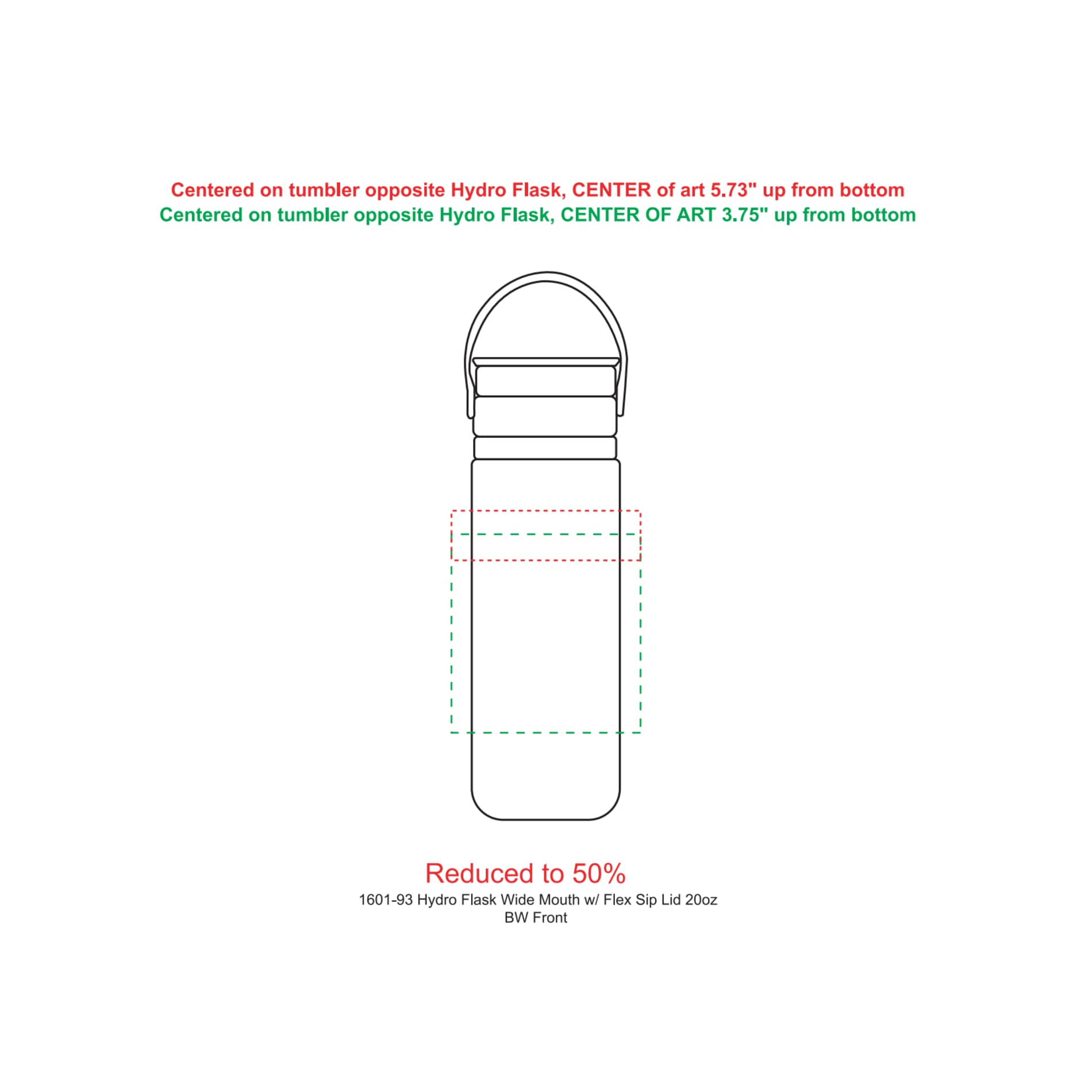 Hydro Flask® Wide Mouth With Flex Sip™ Lid 20oz - Etchified - Etchified - 1601-93CSD