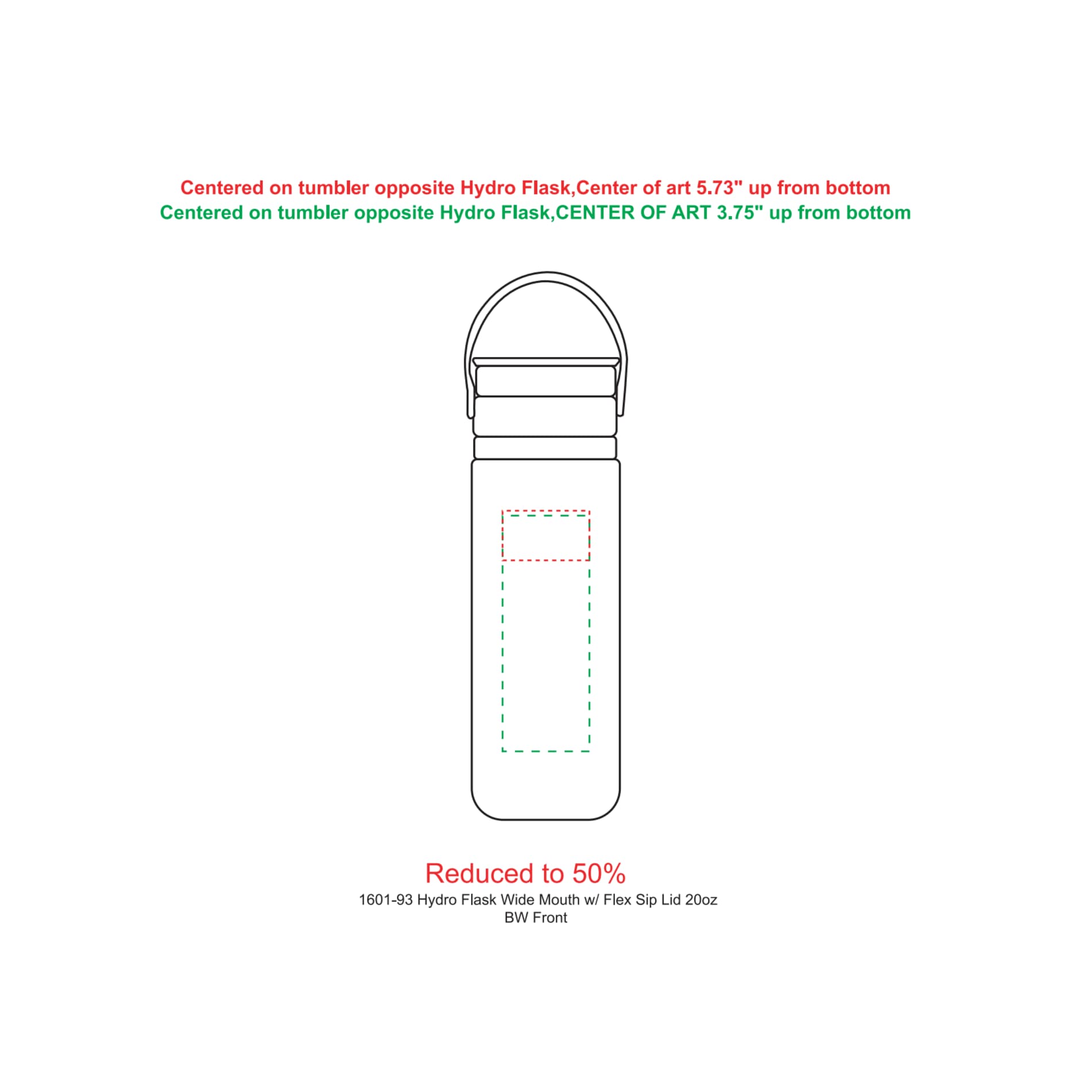 Hydro Flask® Wide Mouth With Flex Sip™ Lid 20oz - Etchified - Etchified - 1601-93CSD