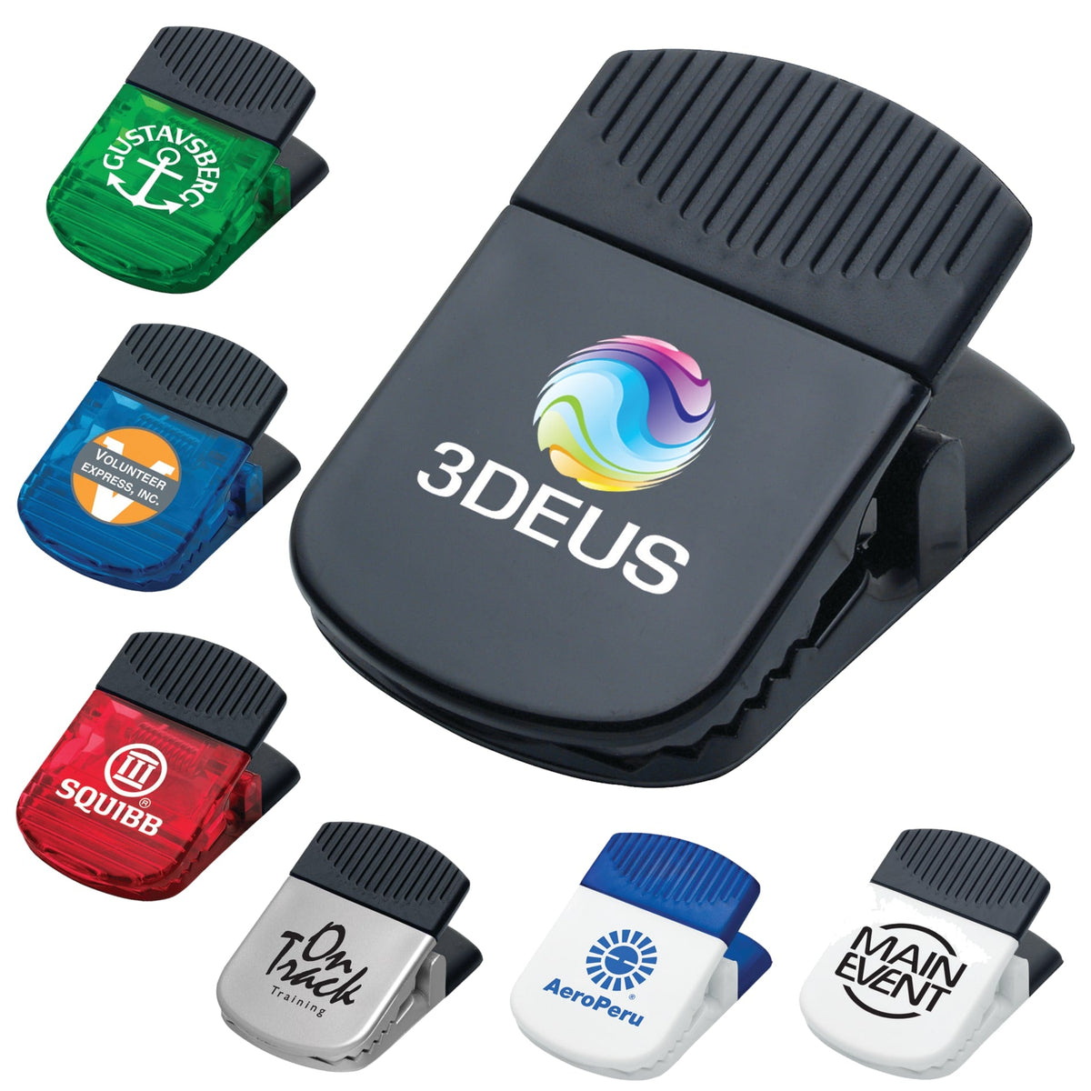 Jumbo Magnetic Memo Clip - Etchified - Etchified - SM-3267BK
