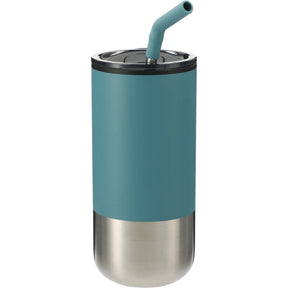 Lagom Insulated 16oz Stainless Steel Tumbler with Straw (MIN 75) - Etchified - Etchified - SM - 6908BK - 4