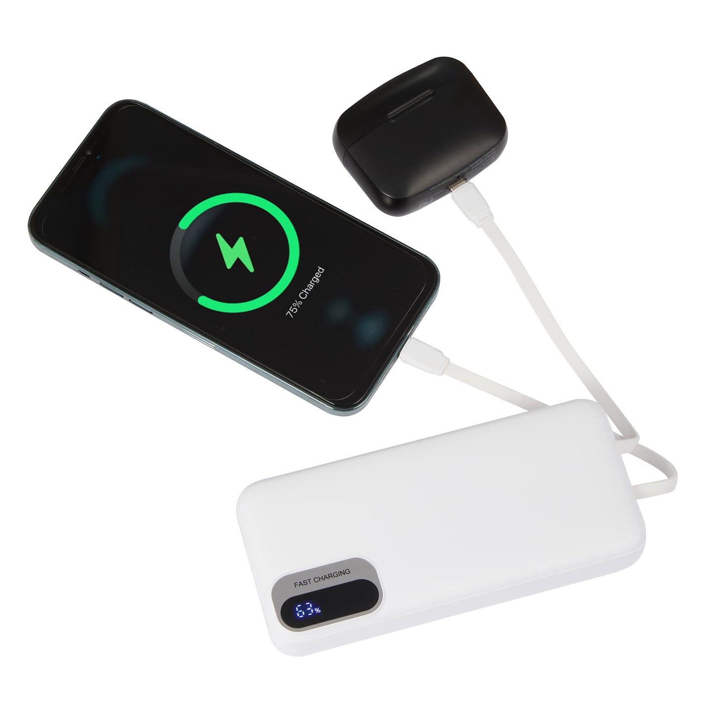 Laptop Power 20,000 mAh PD Power Bank with Cables - Etchified - PCNA (Leed's/Bullet/Trimark) - 7122-29WH