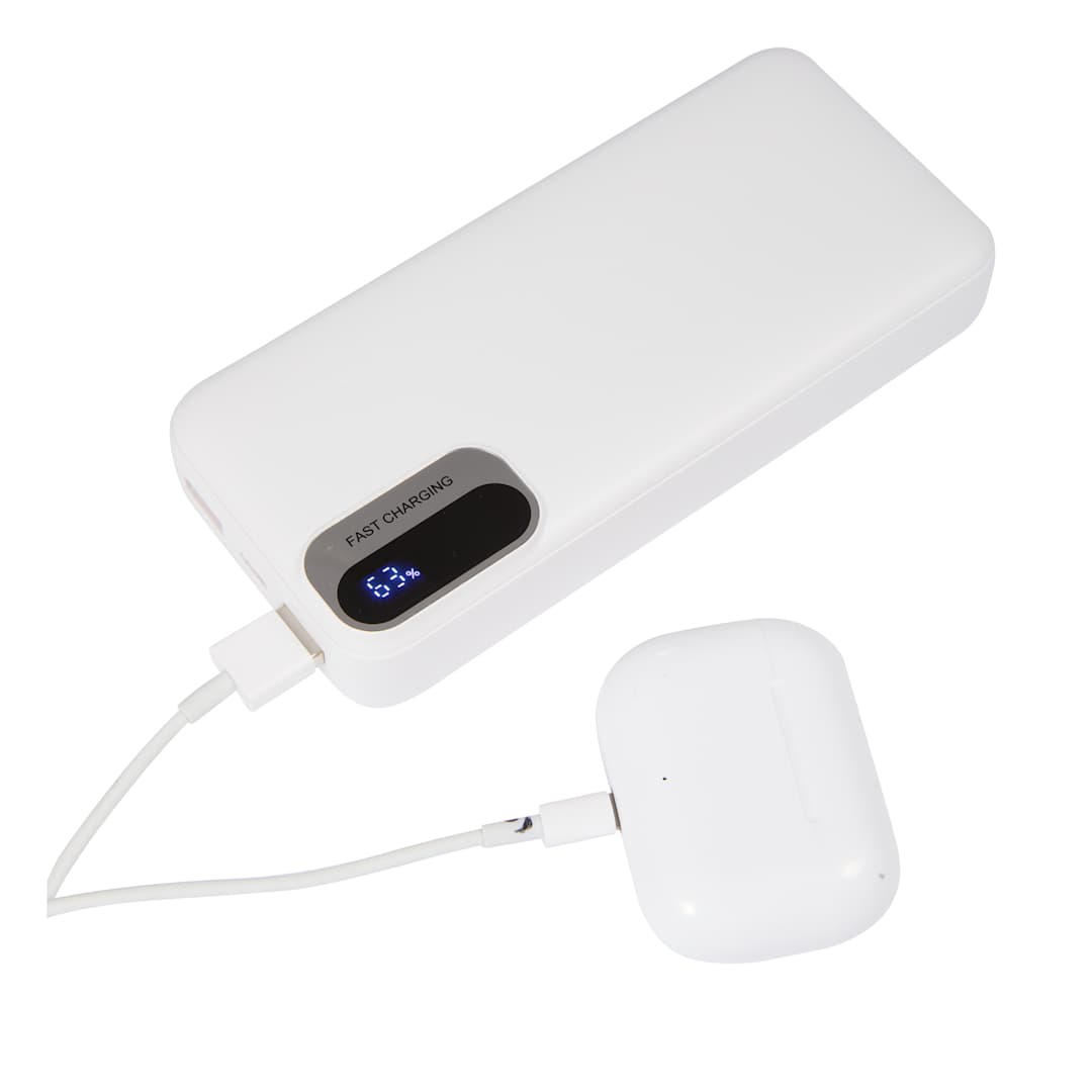 Laptop Power 20,000 mAh PD Power Bank with Cables - Etchified - PCNA (Leed's/Bullet/Trimark) - 7122-29WH