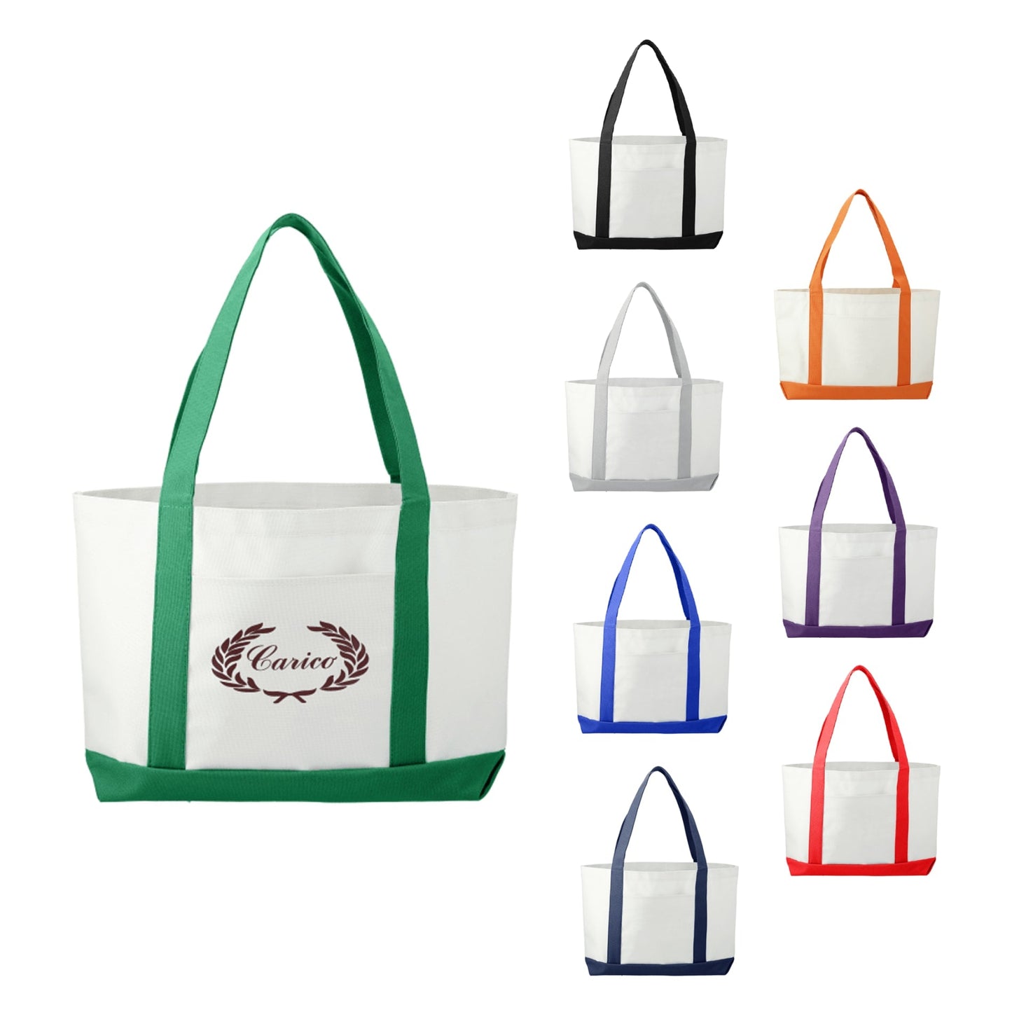 Large Canvas Tote Bag - Etchified - Etchified - SM-7556WGR