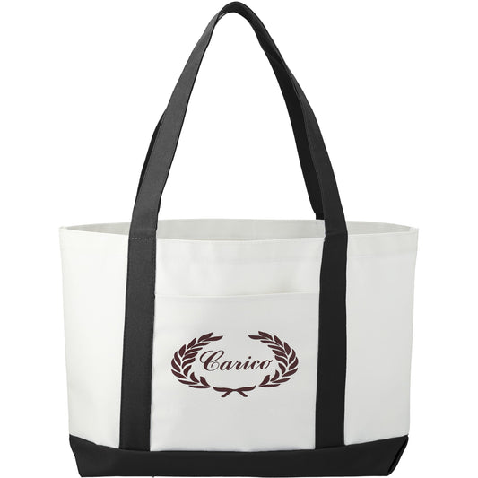 Large Canvas Tote Bag - Etchified - Etchified - SM-7556WHBK