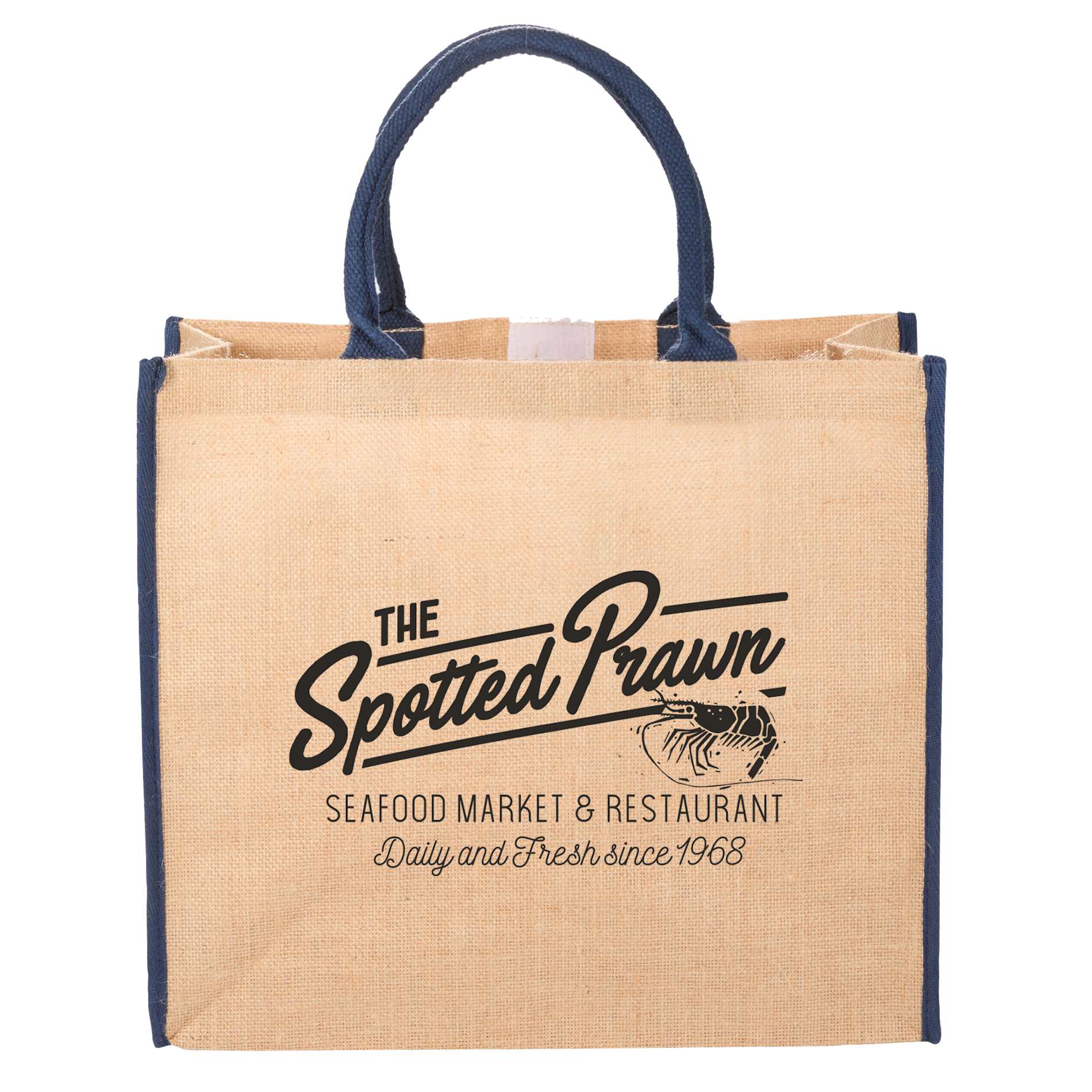 Large Jute Tote - Etchified - Etchified - SM-7126BK