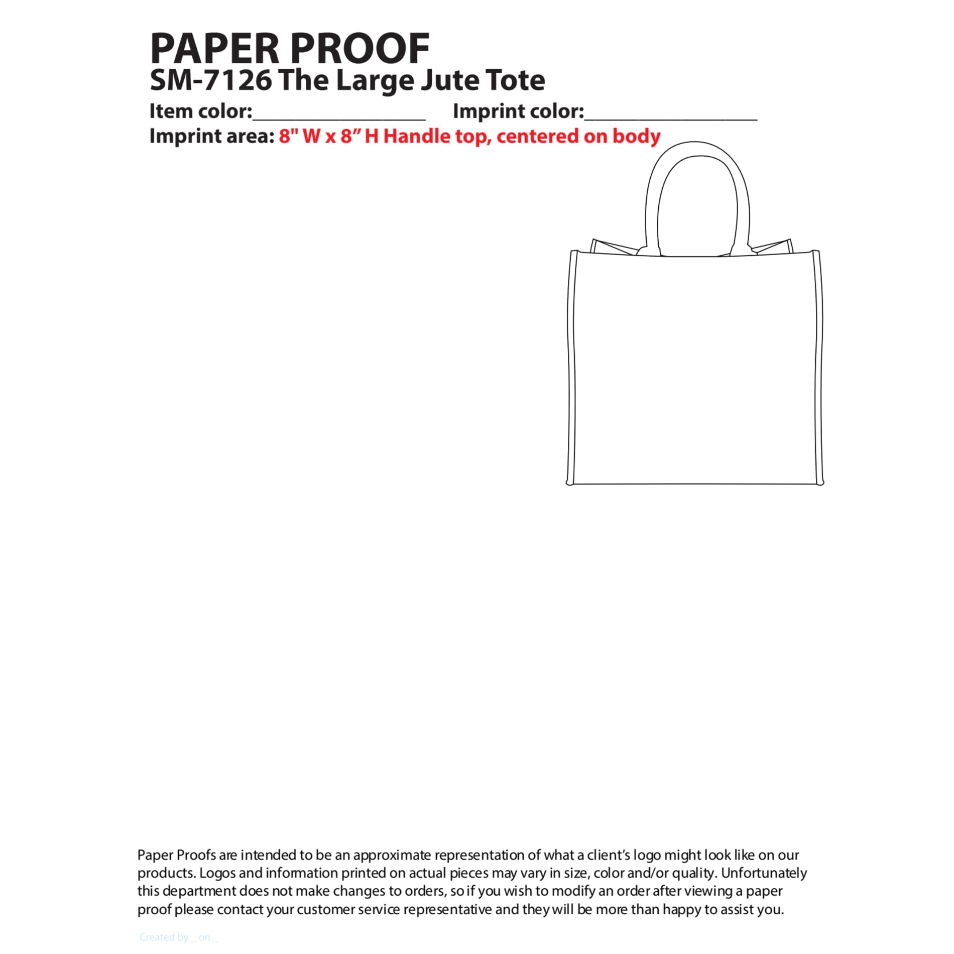 Large Jute Tote - Etchified - Etchified - SM-7126BK