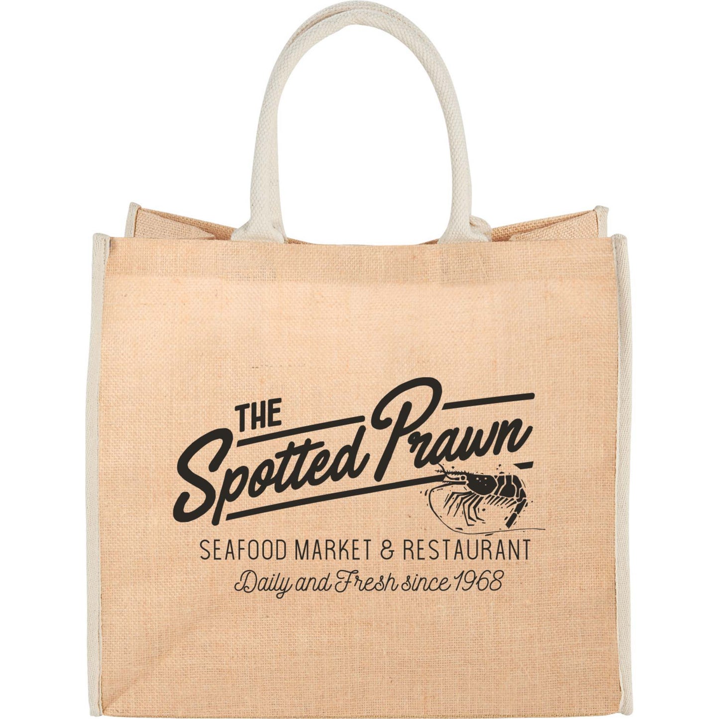 Large Jute Tote - Etchified - Etchified - SM-7126CR