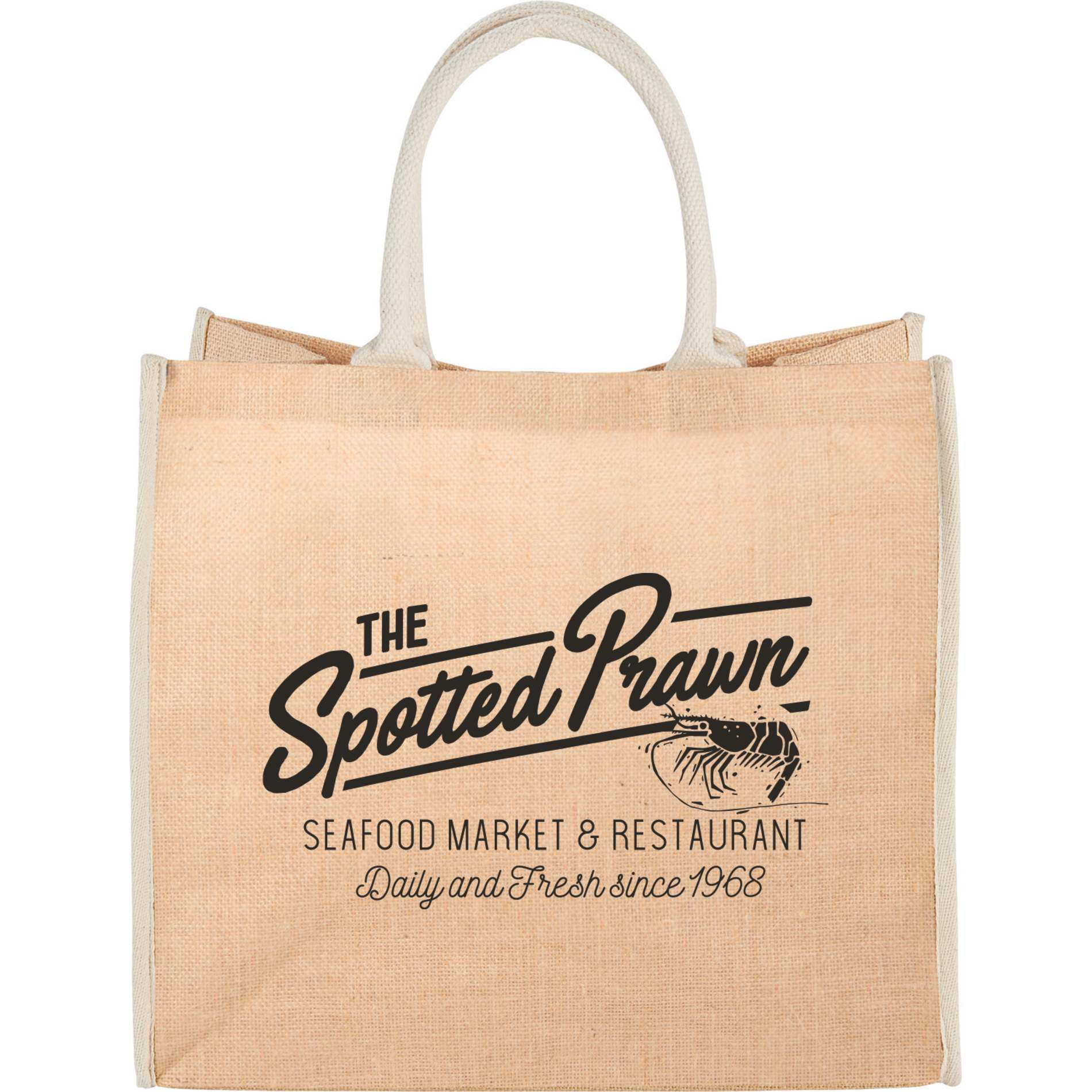 Large Jute Tote - Etchified - Etchified - SM-7126CR